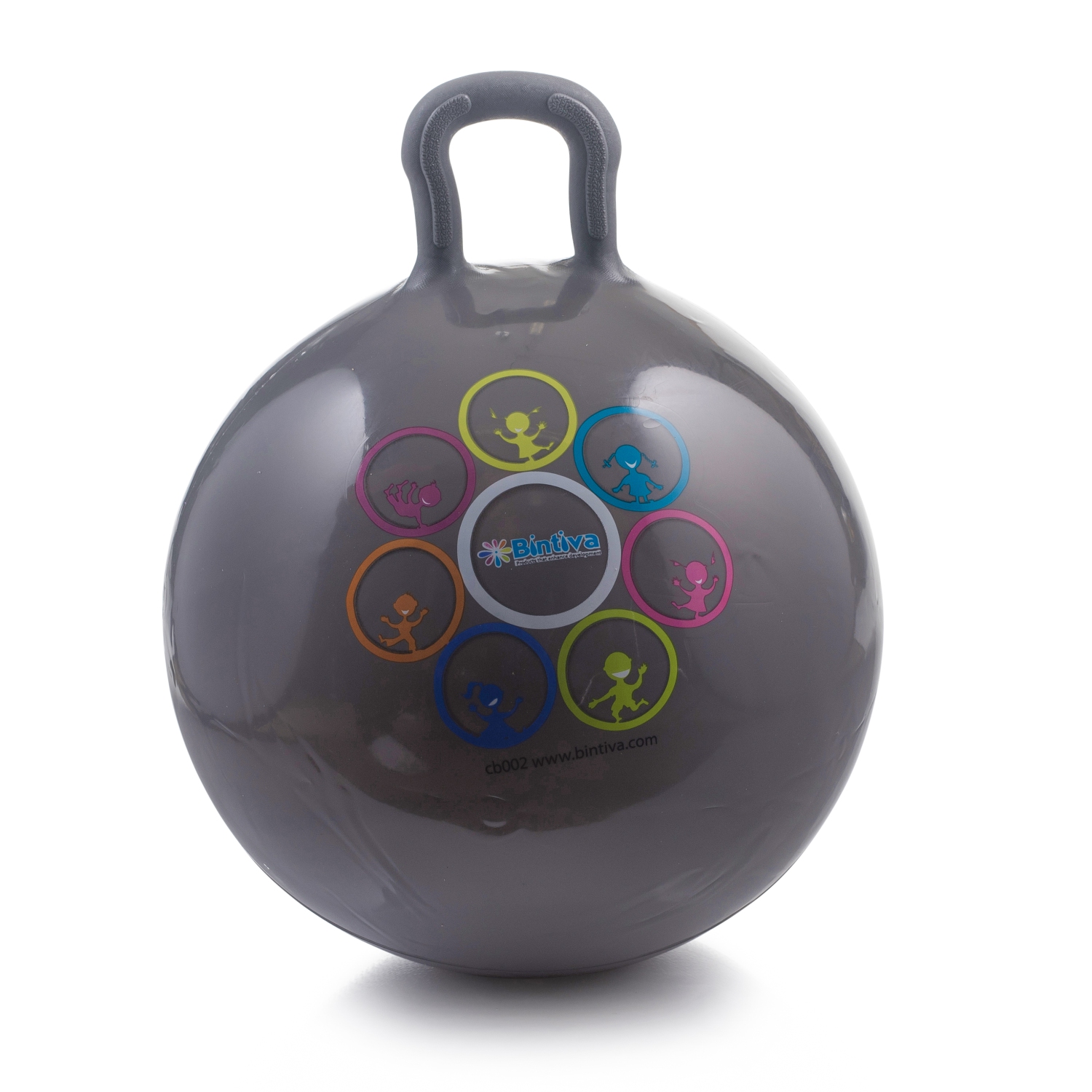 Hippity Hop 45 cm / 18 Inch Diameter Including Free Foot Pump, for Children Ages 3-6 Space Hopper, Hop Ball Bouncing Toy