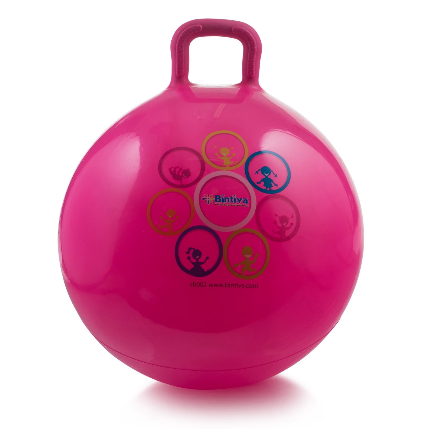 Hippity Hop 45 cm / 18 Inch Diameter Including Free Foot Pump, for Children Ages 3-6 Space Hopper, Hop Ball Bouncing Toy