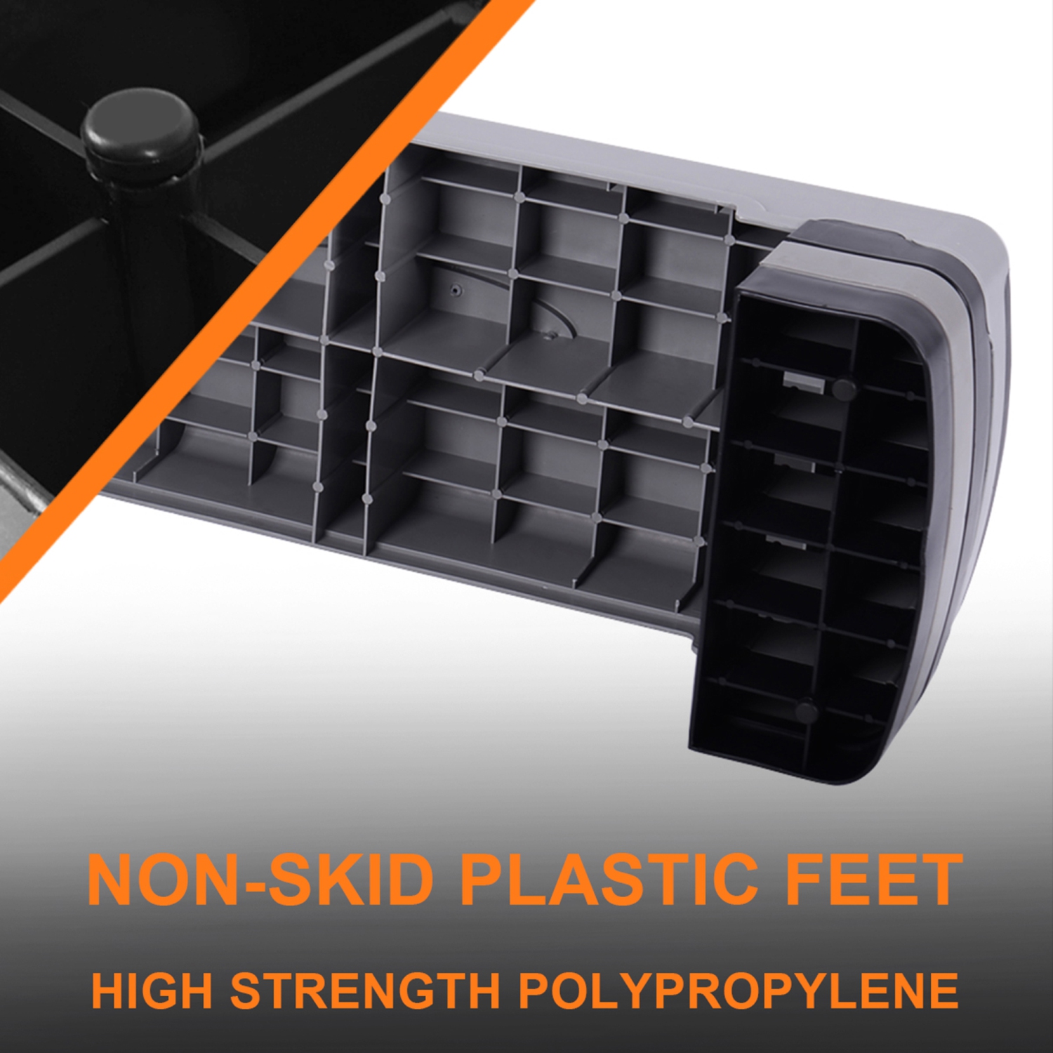 Gymax Exercise Aerobic Step Adjustable Height Step Platform w/ 4 Removable Risers