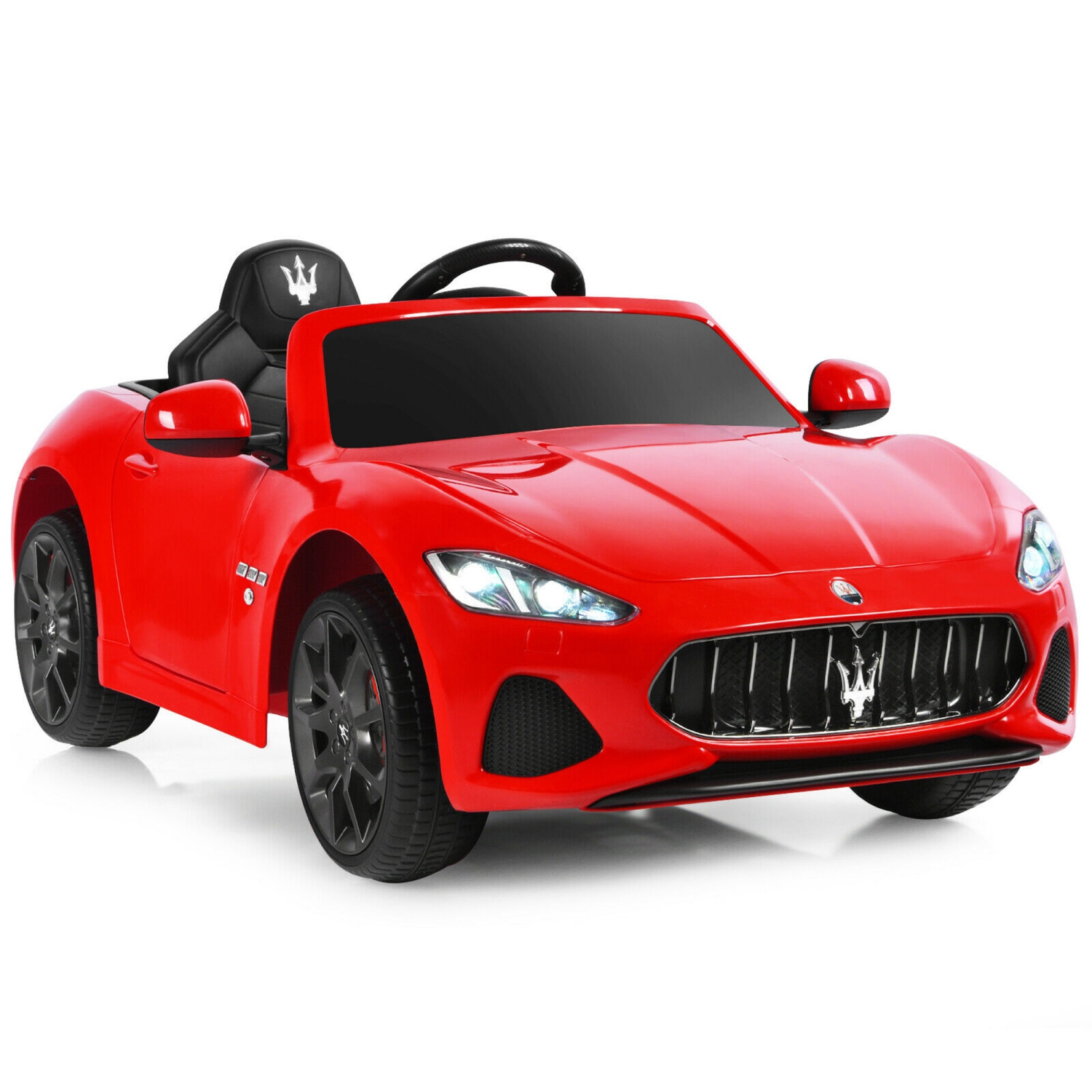 Gymax 12V Kids Ride On Car Licensed Maserati GranCabrio w/Remote Control & Music