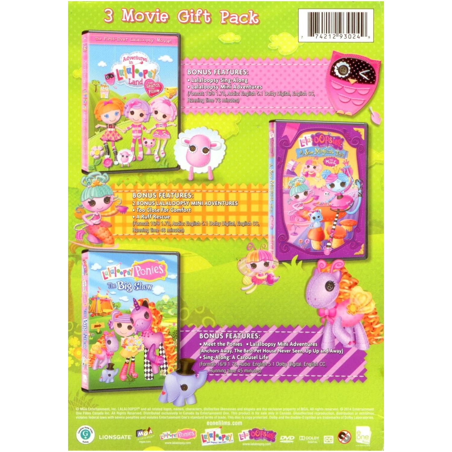 Lalaloopsy 3 Movie Gift Pack