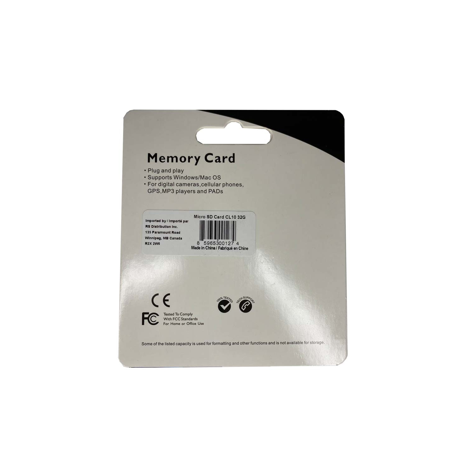 32G Micro SD Memory Card Class 10 for Digital Cameras, Security Cameras, PC, Phone, GPS, etc.