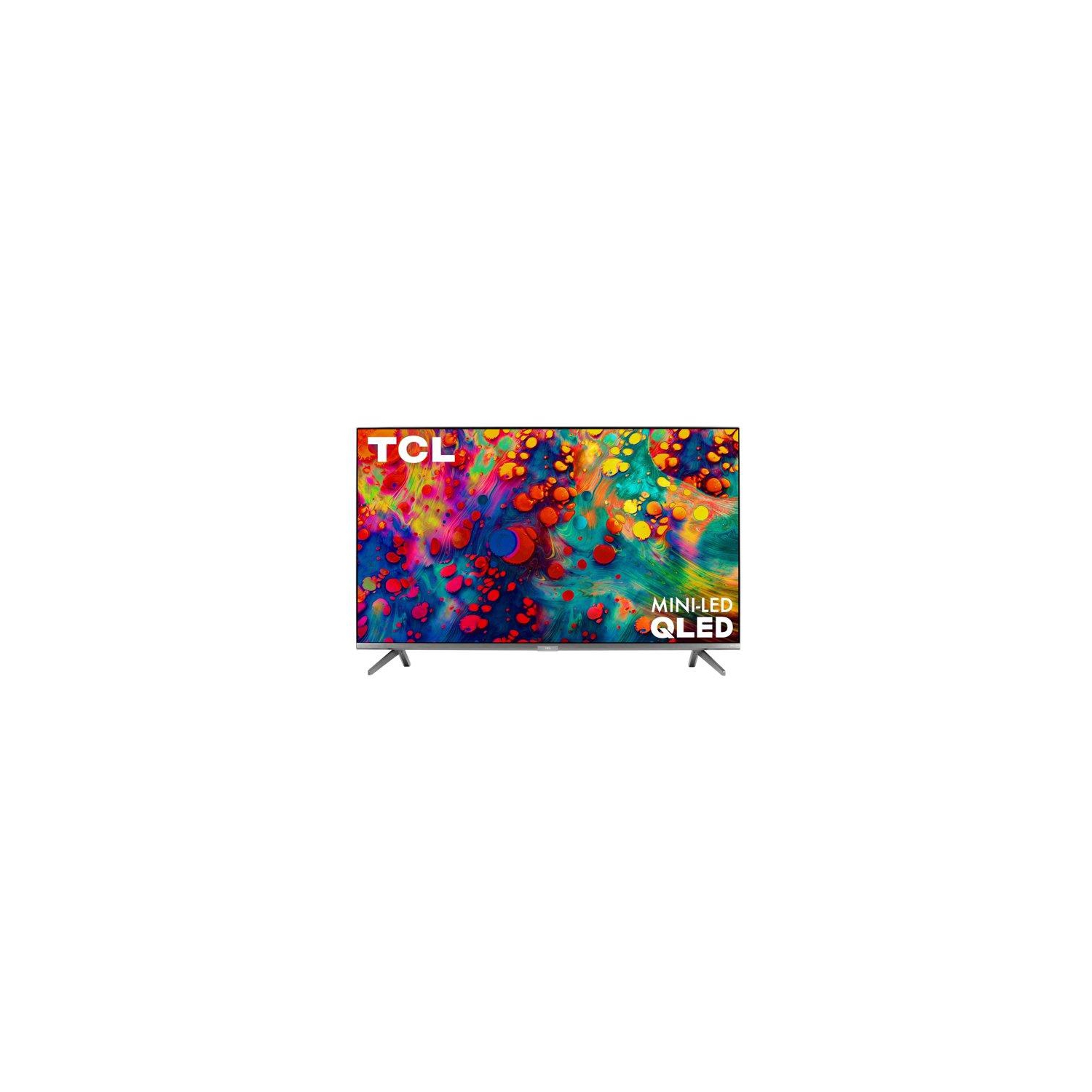 Refurbished (Good) - TCL 55" 6-Series 4K UHD Dolby Vision HDR QLED Roku Smart TV (55R635)
