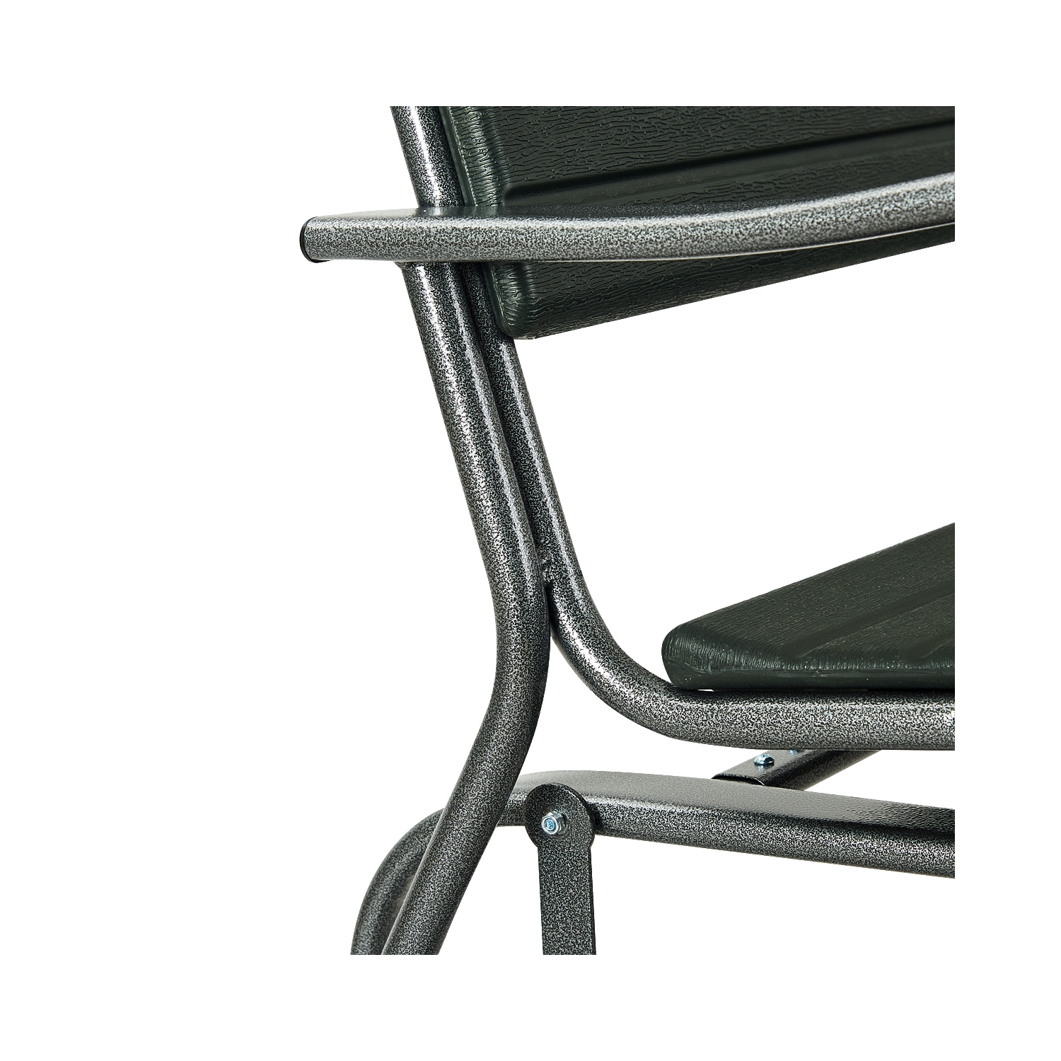 Topbuy Outdoor Patio Steel Bench Loveseat Garden Seat