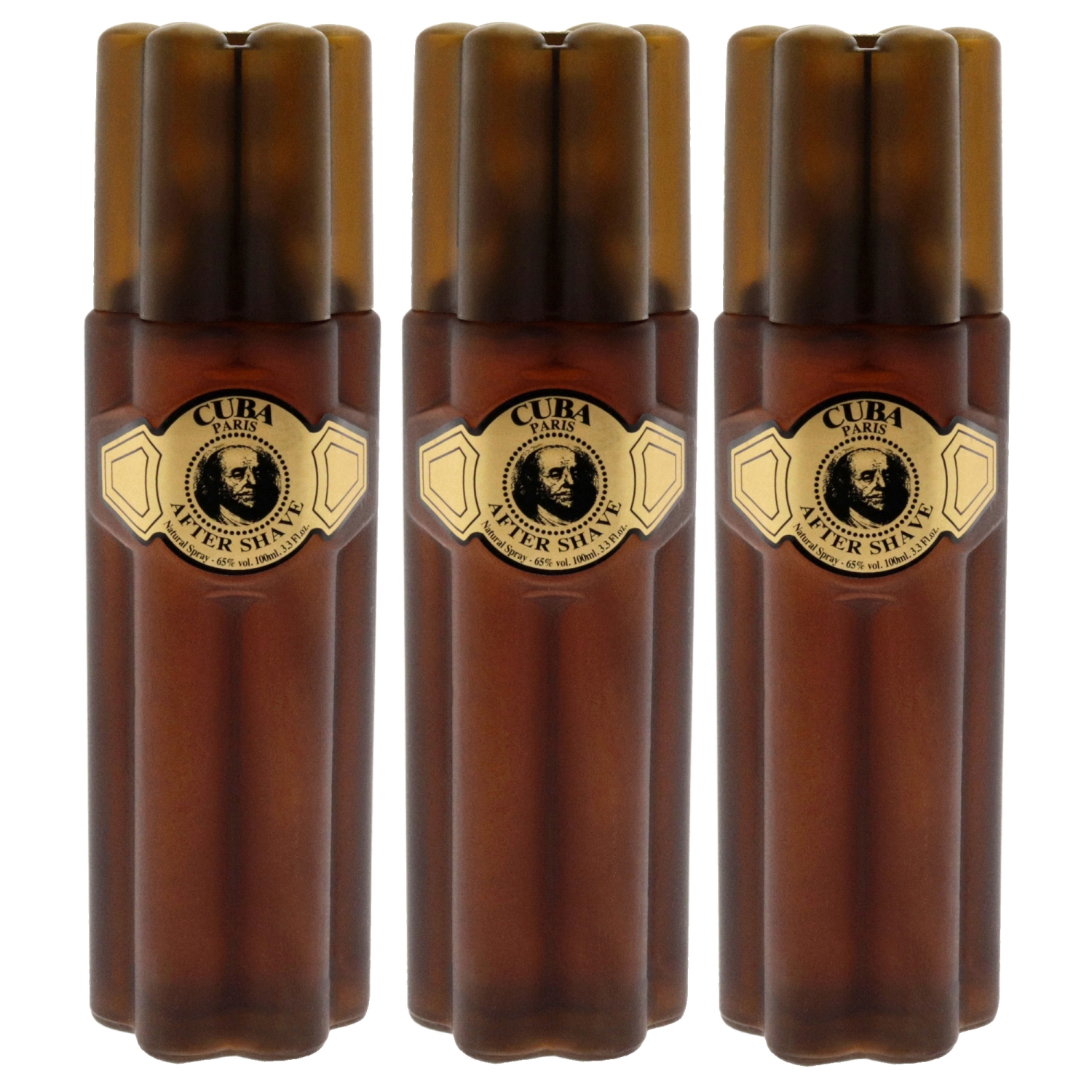 Cuba Gold par Cuba pour homme - Après-rasage - Pack de 3 3,3 oz