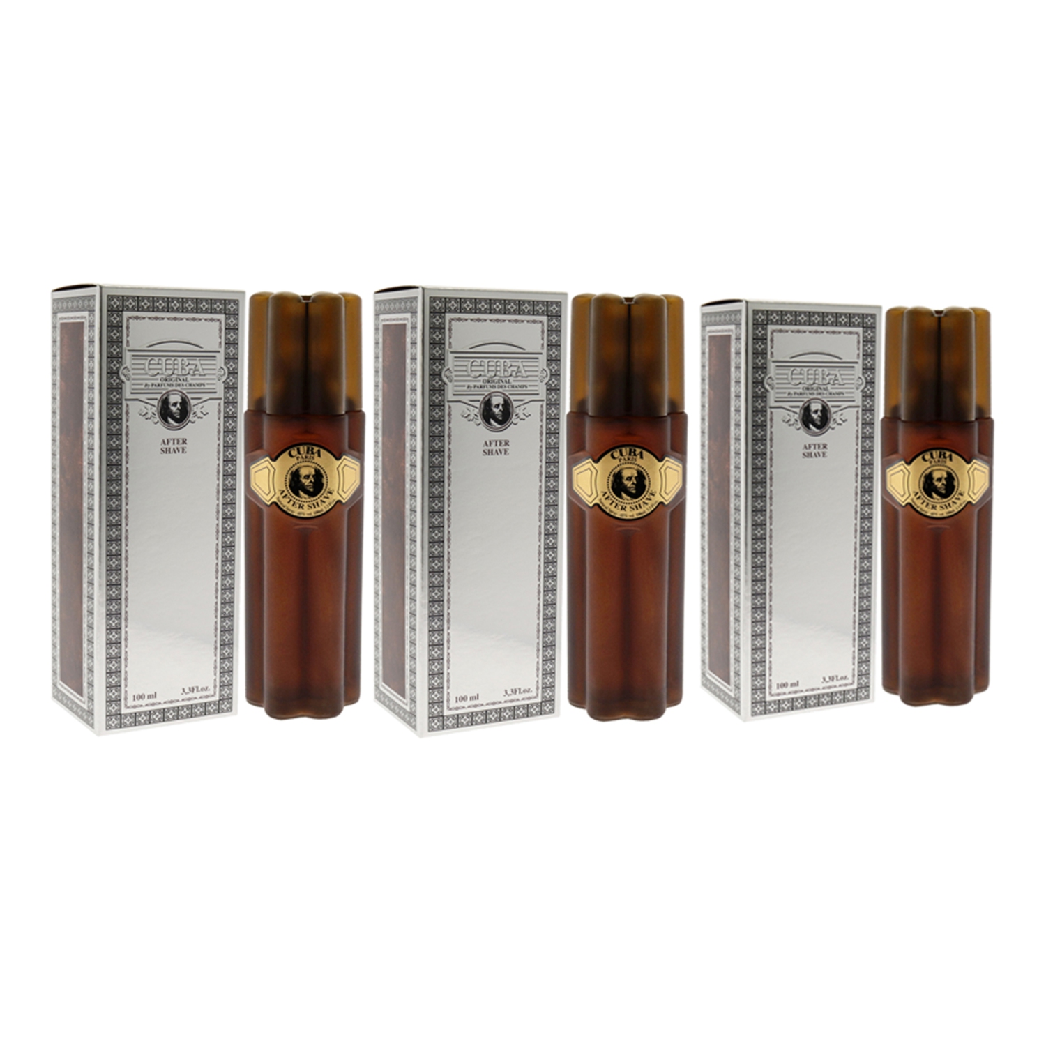 Cuba Gold par Cuba pour homme - Après-rasage - Pack de 3 3,3 oz