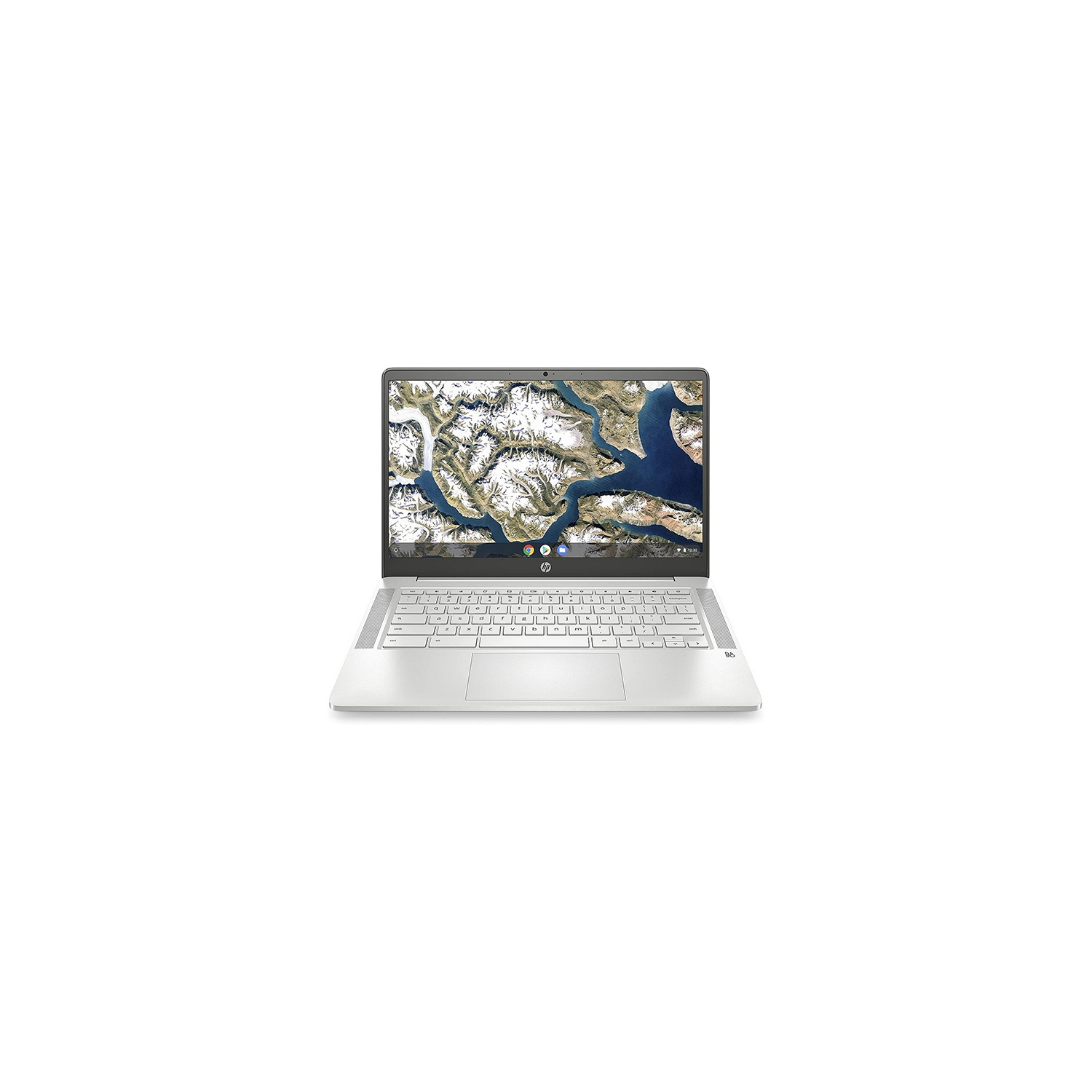 HP 14" Chromebook Laptop-Mineral Silver(Intel Pendium N6000 / 128 GB SSD / 8 GB RAM / Chrome OS)-(370W9UA#ABL)