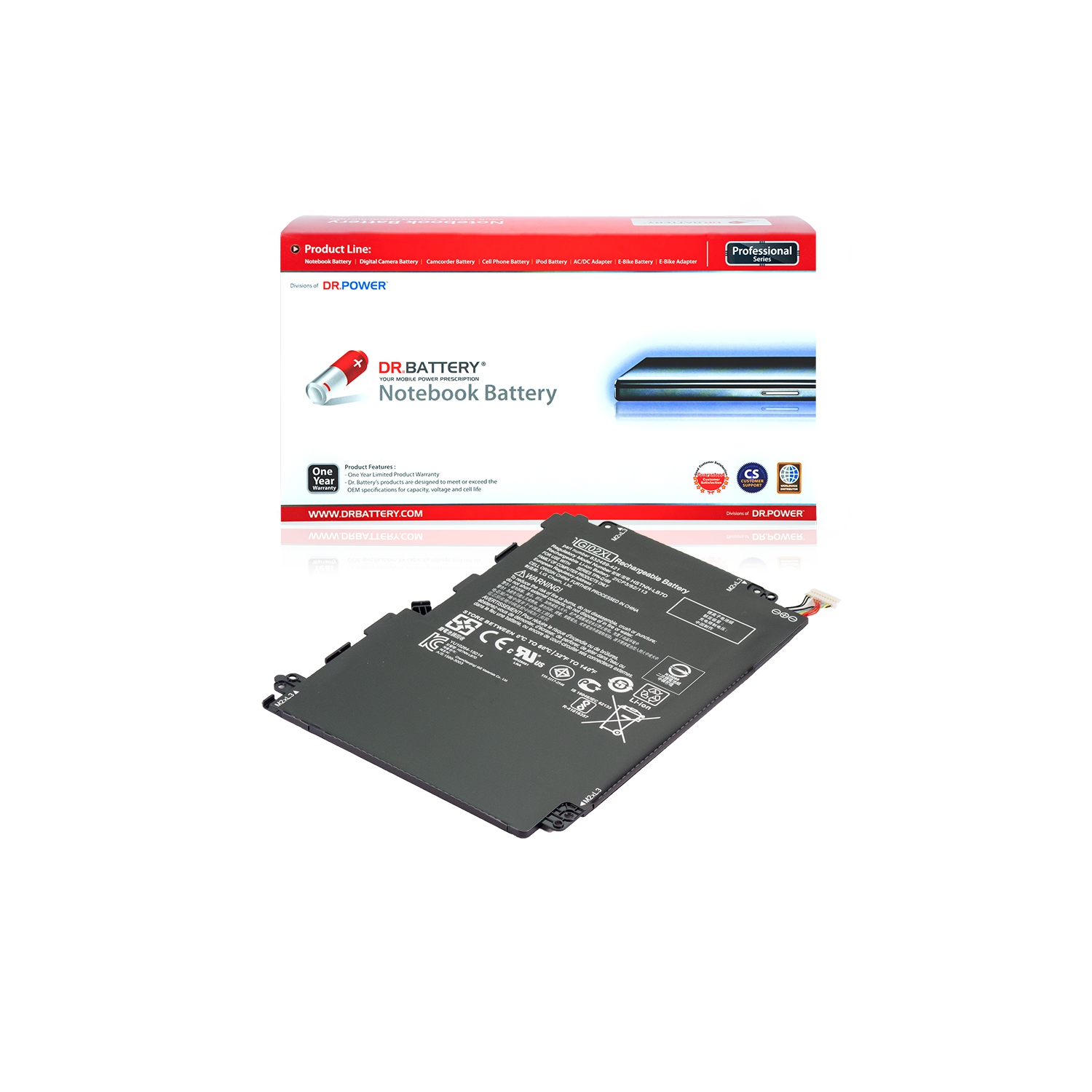 DR. BATTERY - Replacement for HP Pavilion X2 12-b100na / 12-b000 / 12-b010n / 12-b010nr / 841565-001 / GI02XL / HSTNN-LB7D [7.6V / 4200mAh / 33.36Wh] ***Free Shipping***