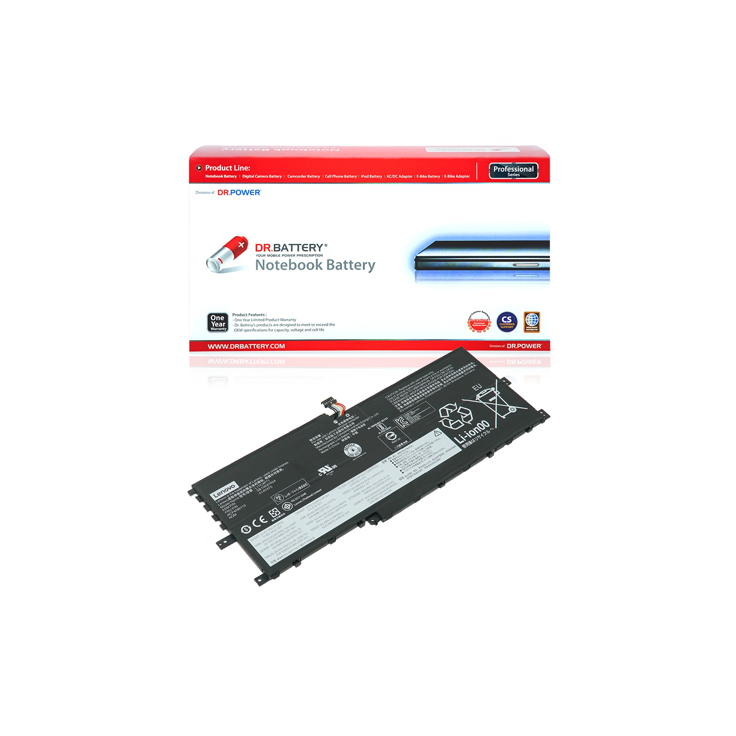 DR. BATTERY - Replacement for Lenovo ThinkPad X1 Yoga 2018 20LD000TCD / 2018 20LF000GCD / 2018 0BCD / L17C4P71 / L17M4P71