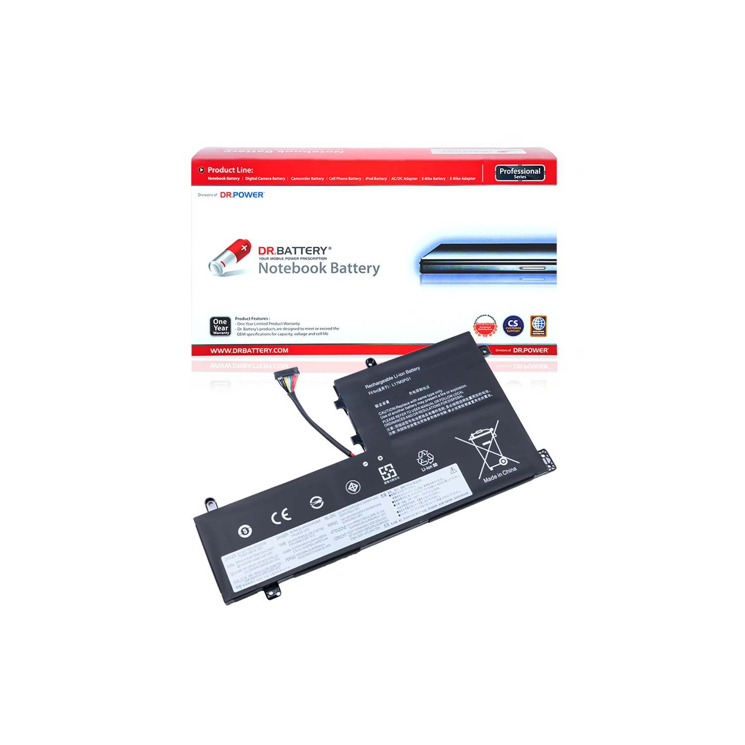 DR. BATTERIE - Remplacement pour Lenovo Legion Y7000 / Y7000P / 5B10Q80766 / 5B10Q82428 / 5B10T30216 / 5B10W67238 / 5B10W69449 [11.25V / 4670mAh /