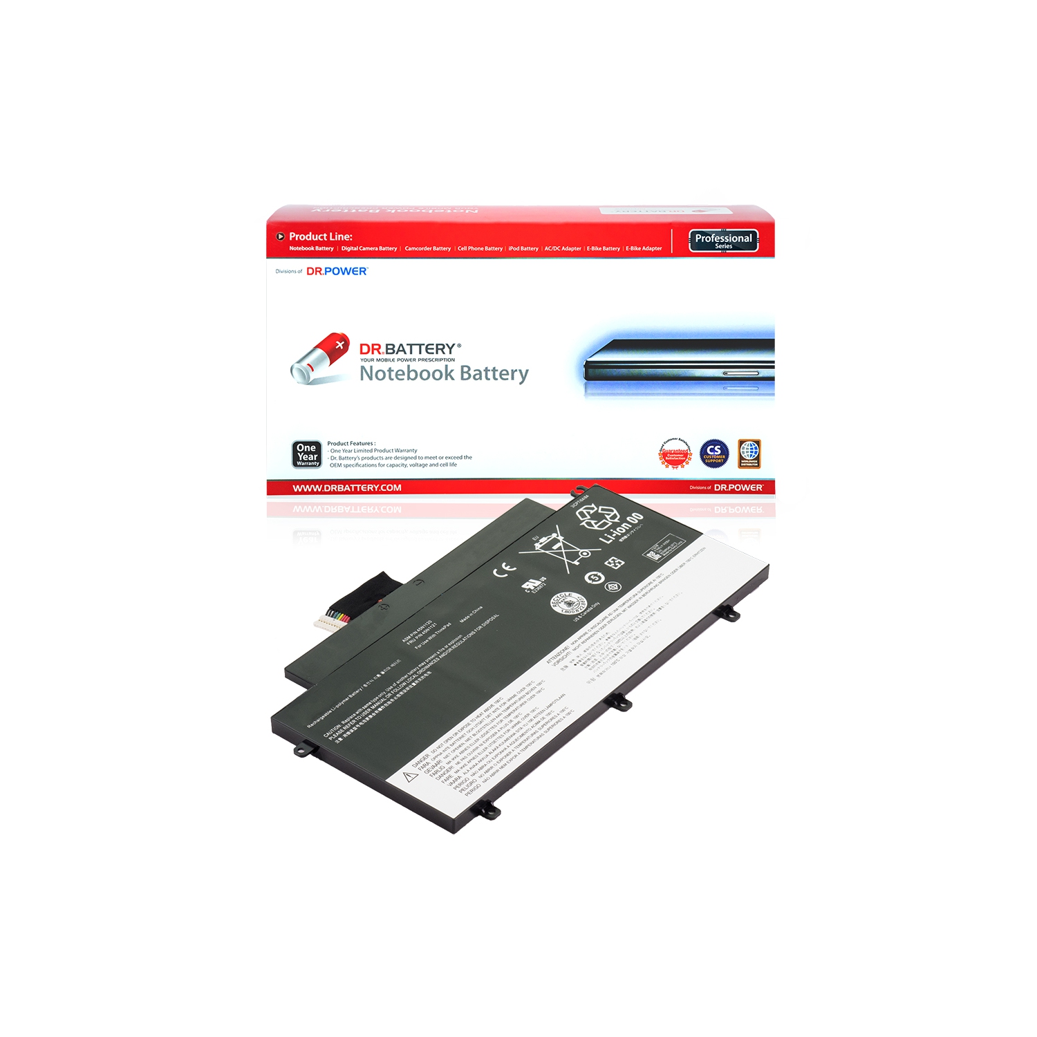 DR. BATTERY - Replacement for Lenovo ThinkPad T431s 20AA000EMS / 20AA0012MH / 20AA0014MD / 20AA0016GE / 84 / 45N1120 / 45N1121 [11.1V / 4250mAh /