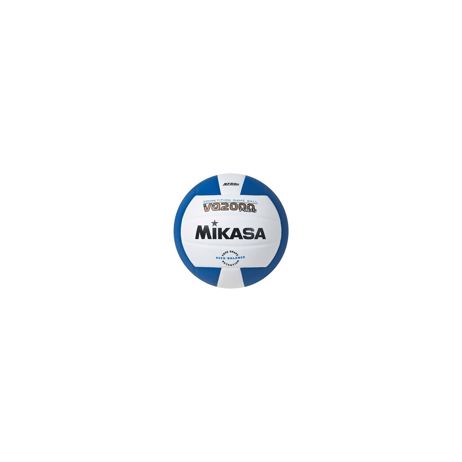 Mikasa VQ2000 Series Micro-Cell Composite Indoor Volleyball - Official Size 5, Royal Blue & White