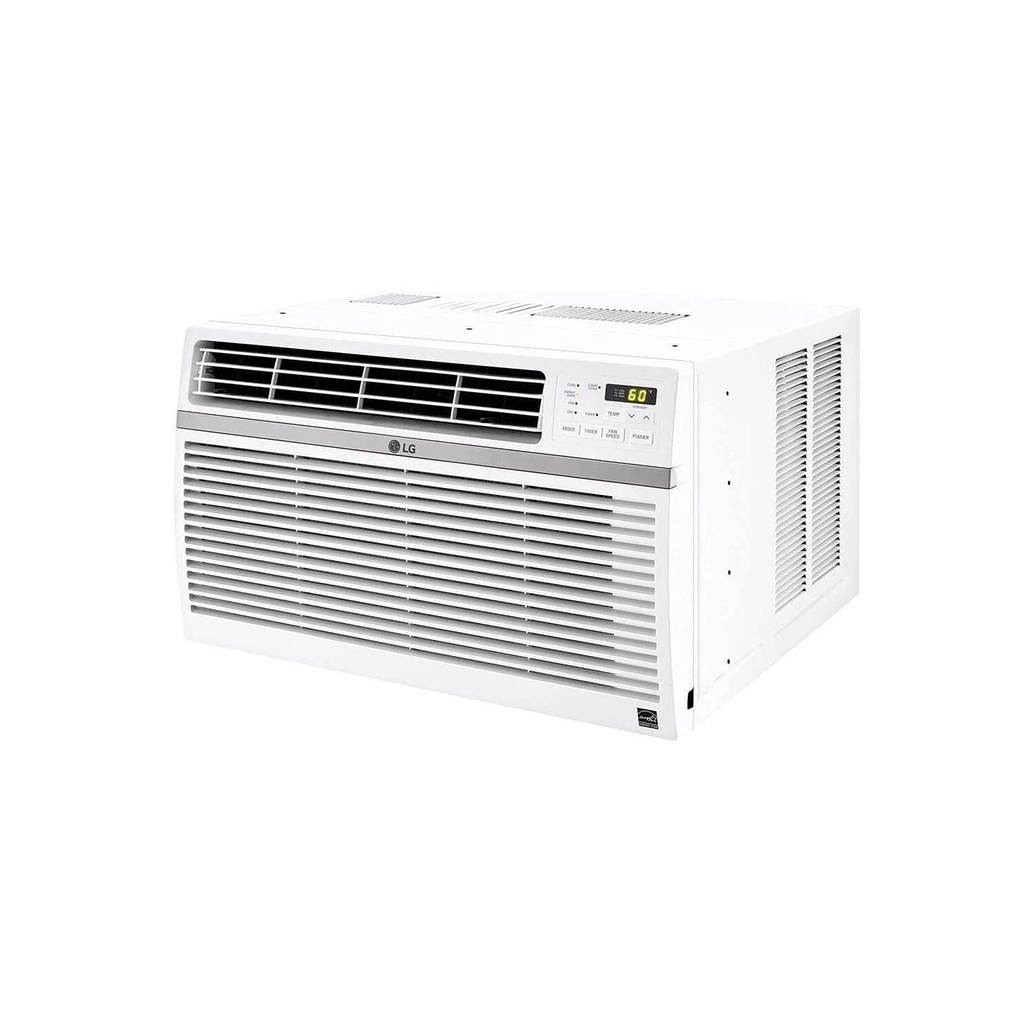 LG 24,500 BTU 230V Window-Mounted Air Conditioner with Remote Control, White
