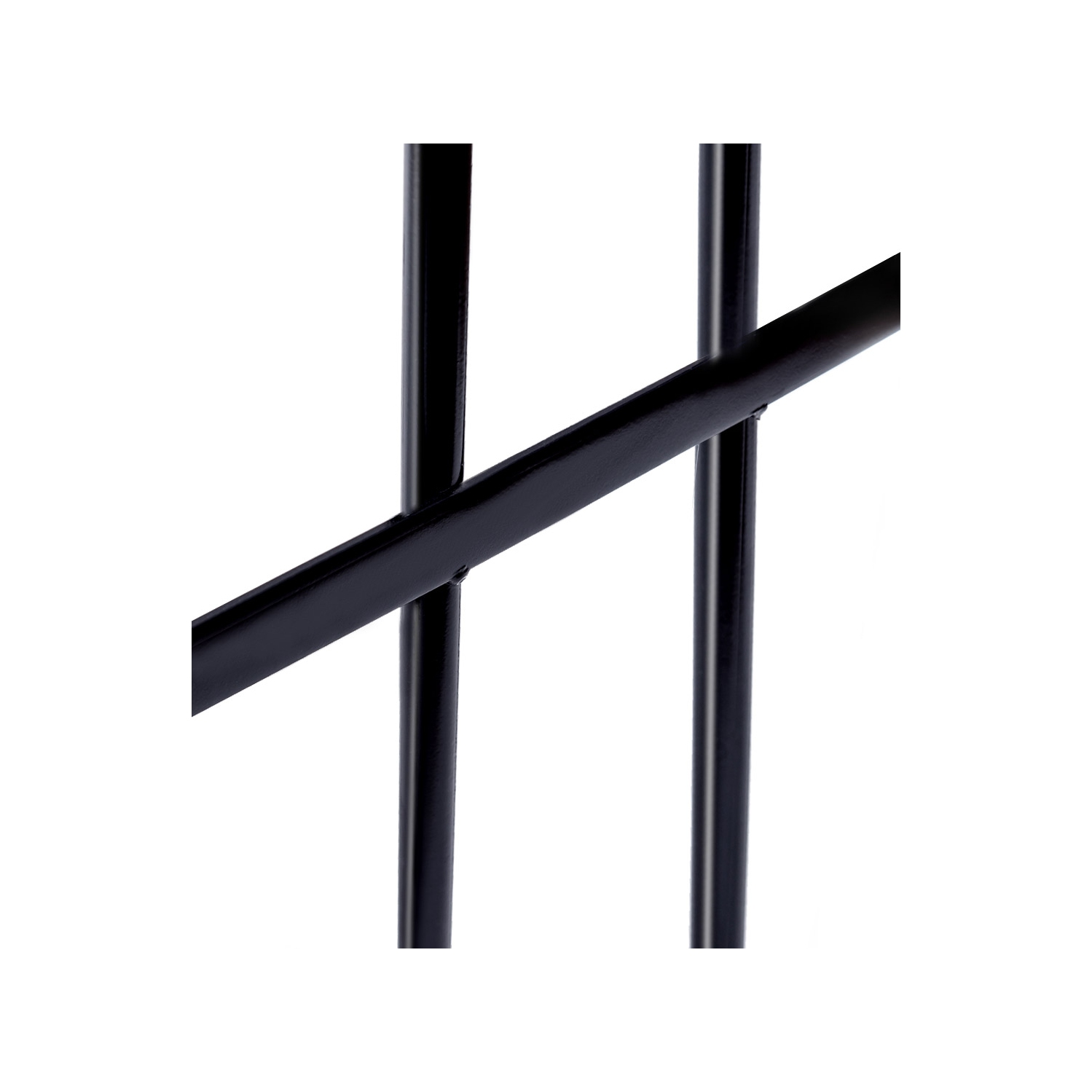 Topbuy 4 Feet Outdoor Firewood Storage Holder Heavy Duty Steel