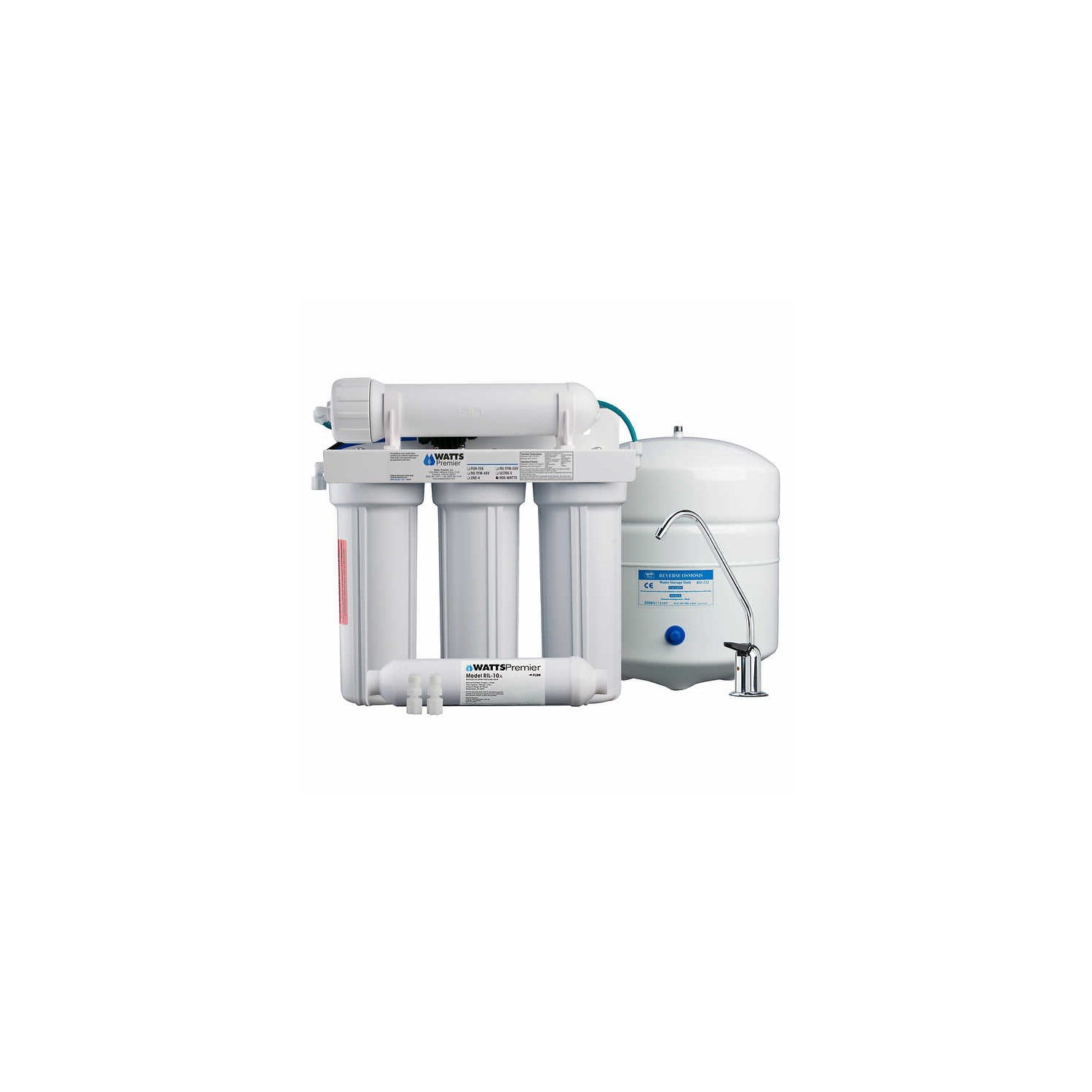Water Filtration System.Watts Premier 5-stage Reverse Osmosis Water Filtration System