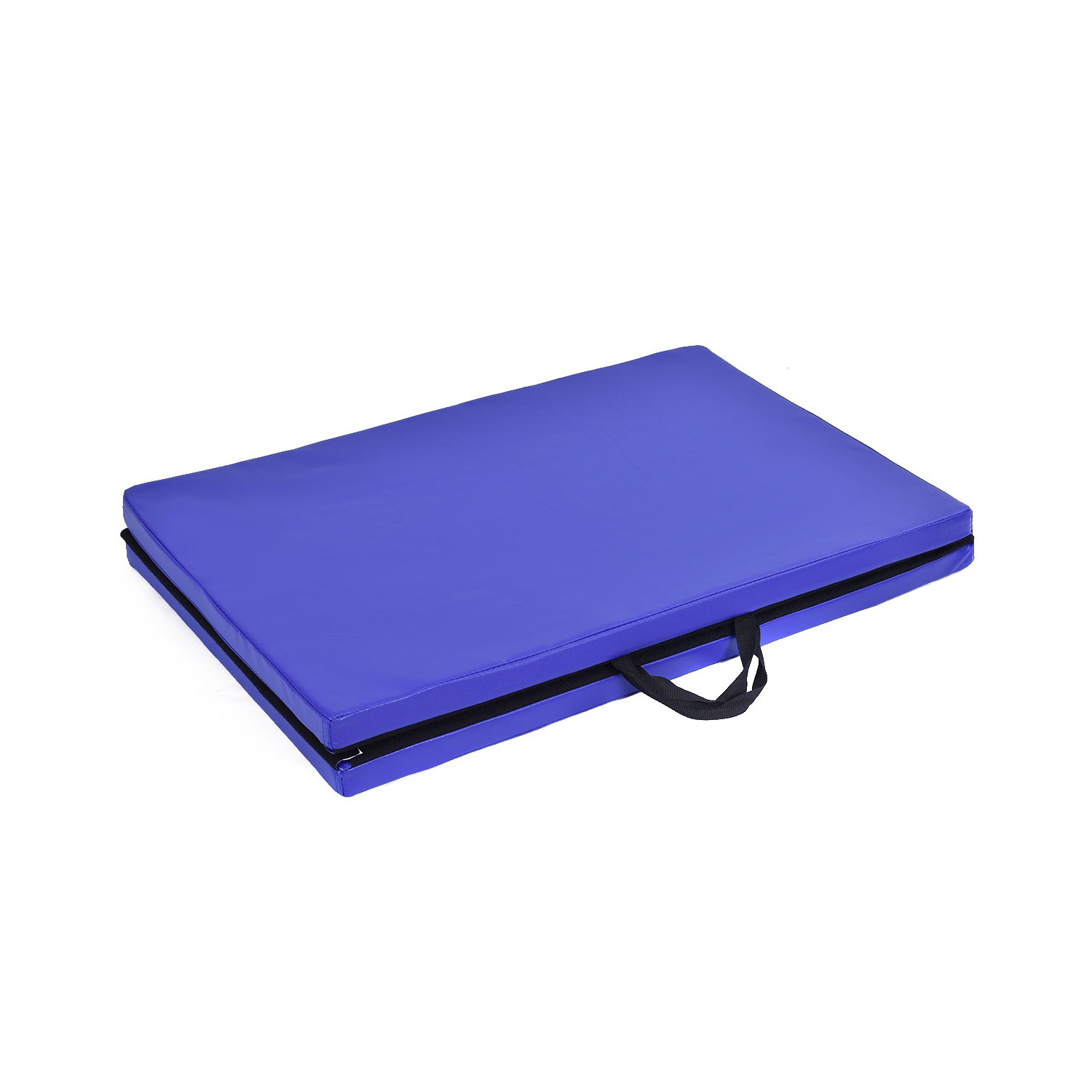 TopBuy – Tapis d’exercice pliable de 6 x 2 pi, réversible, deux panneaux épais et coussiné pour Gym