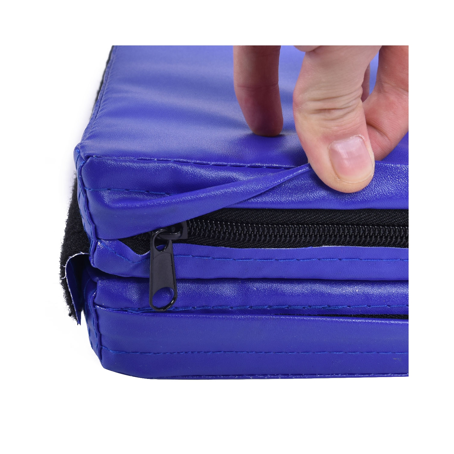 TopBuy – Tapis d’exercice pliable de 6 x 2 pi, réversible, deux panneaux épais et coussiné pour Gym