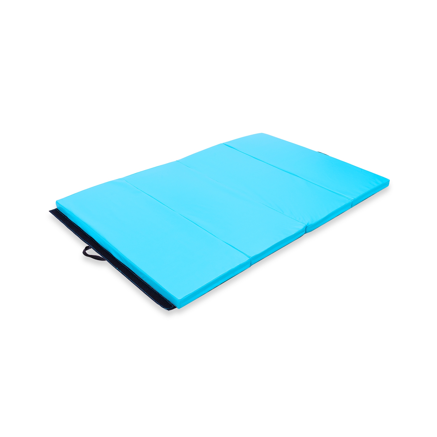 Tapis d'exercice pliable en polyuréthane épais 4 x x6 x x2 pi de Topbuy pour adultes et enfants Bleu/Noir/Multicolore/Rose/Bleu marine