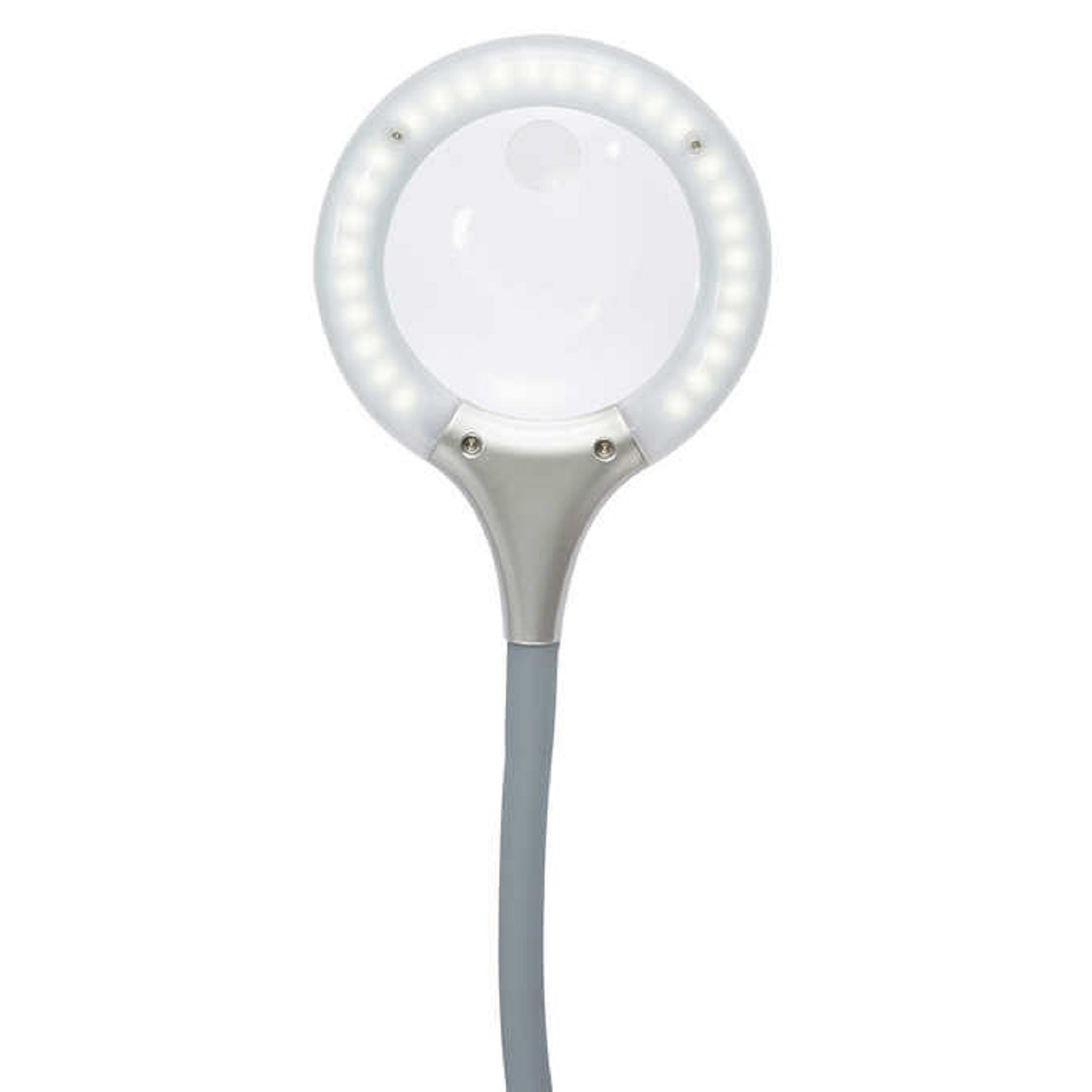 Craft Lamp. Reduced Eyestrain LED Convenient Sturdy Clips 2X Optical Magnifier OttLite 24 W Ultimate 3-in-1 Floor and Table Craft Lamp with Flexible