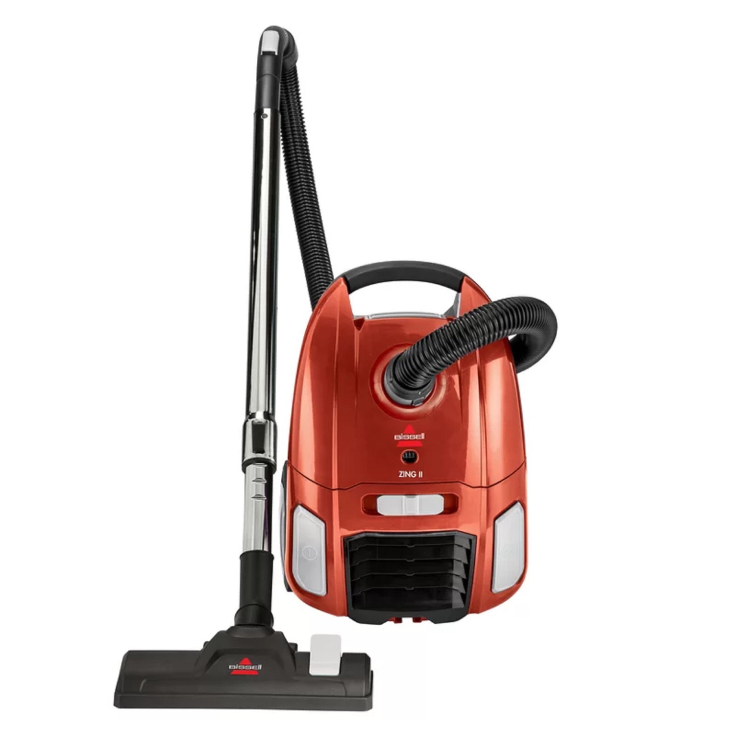 Canister Vacuum. Lightweight Powerful Automatic Portable Bissell Zing® II Bagged Canister Vacuum (Part number: 2154C) Great for Bare floors and Rugs