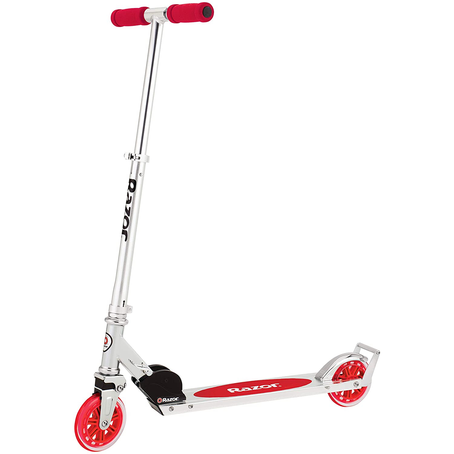 Razor A3 Red Kick Scooter with Wheelie Bar