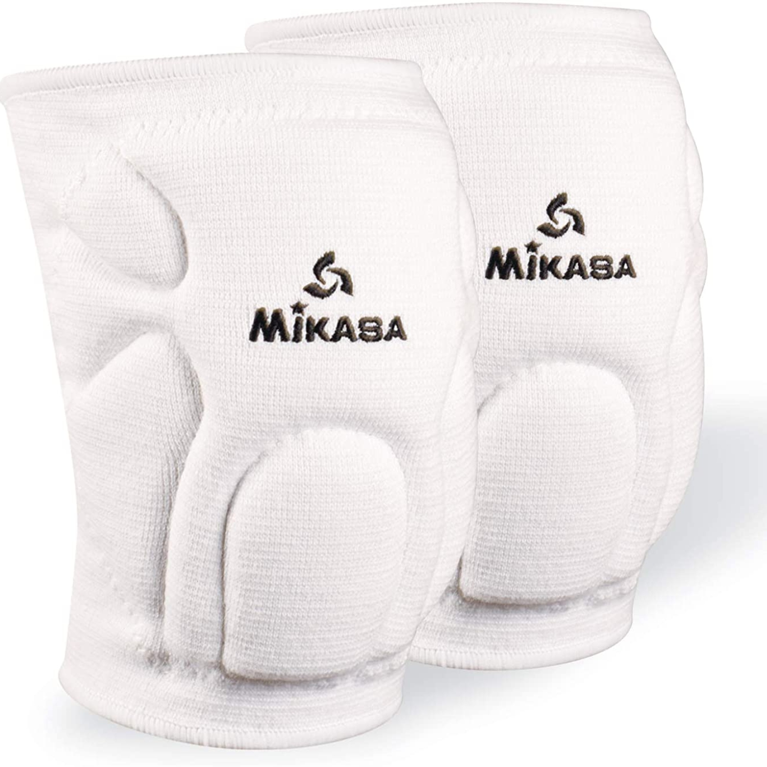 Mikasa 830 Series Antimicrobial Advanced Competition Knee Pads - Senior Size, White
