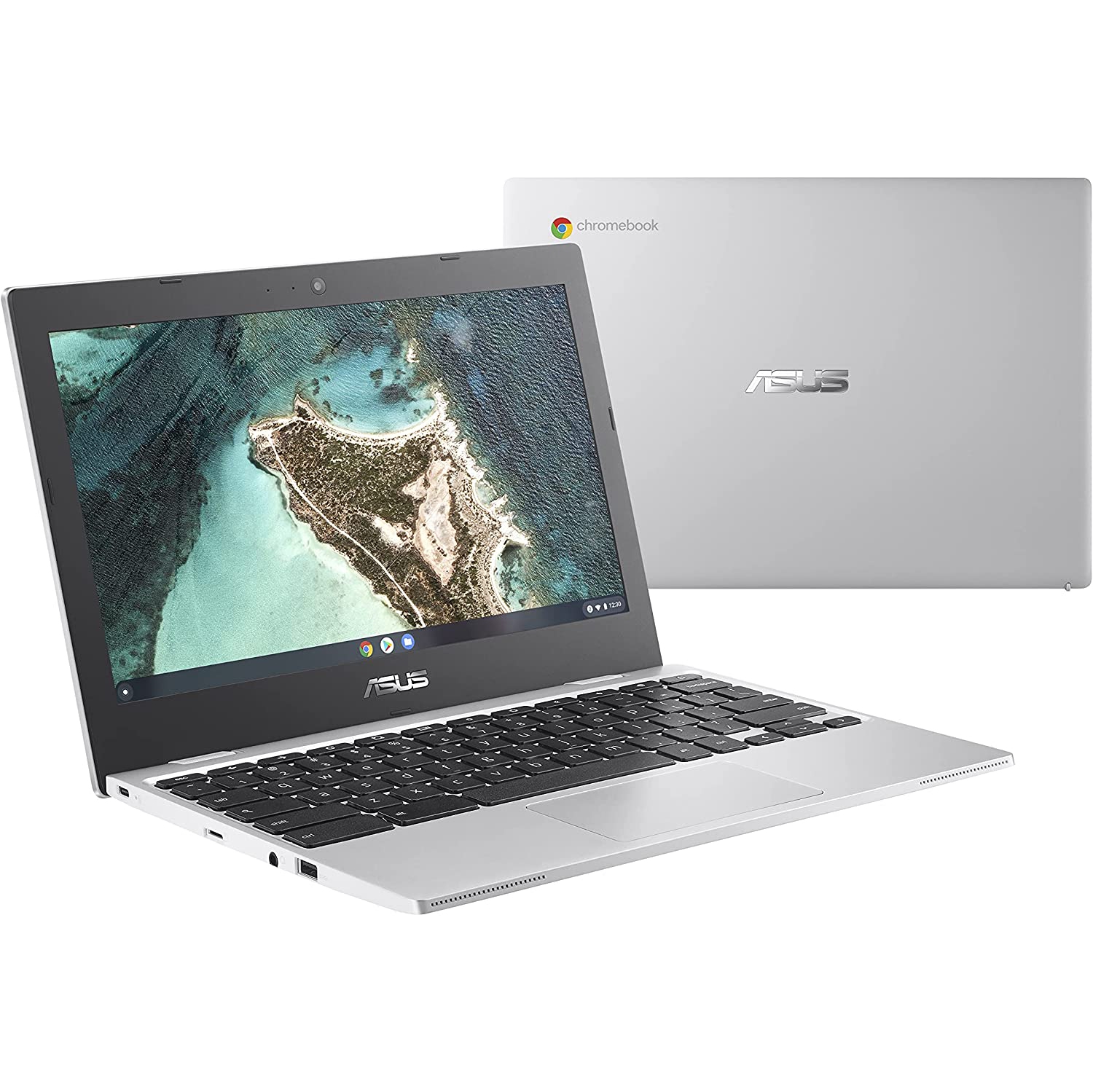 ASUS 11.6" HD Chromebook Intel Celeron N3350 1.1 GHz 4GB 32GB Chrome OS Silver