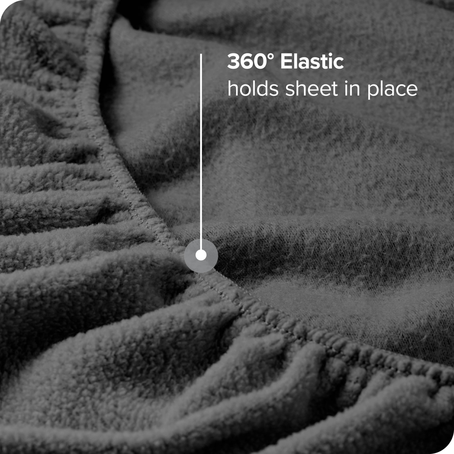 Bare Home Super Soft Fleece Fitted Sheet
