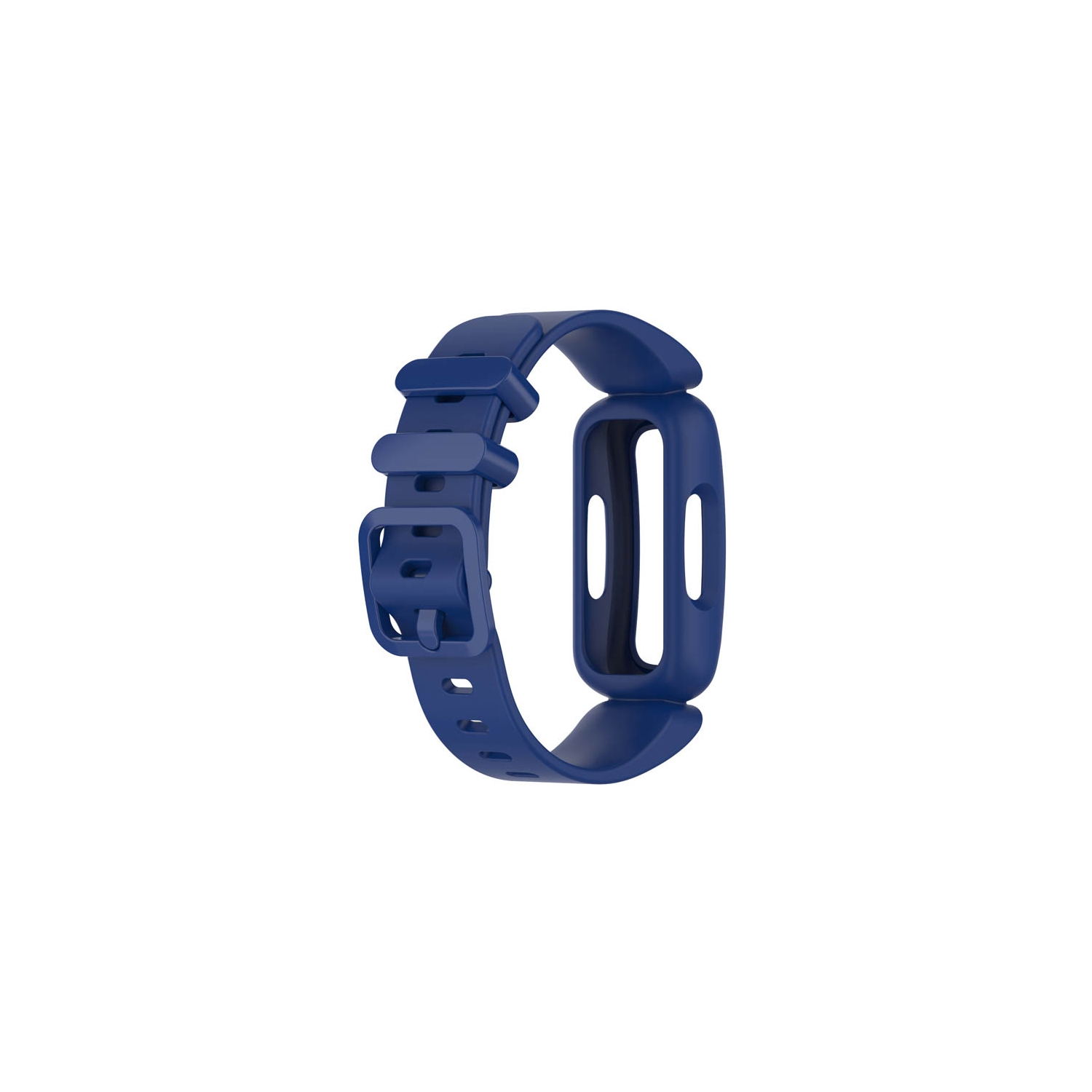 StrapsCo Soft Silicone Rubber Watch Band Strap for Fitbit Ace 3 - Blue