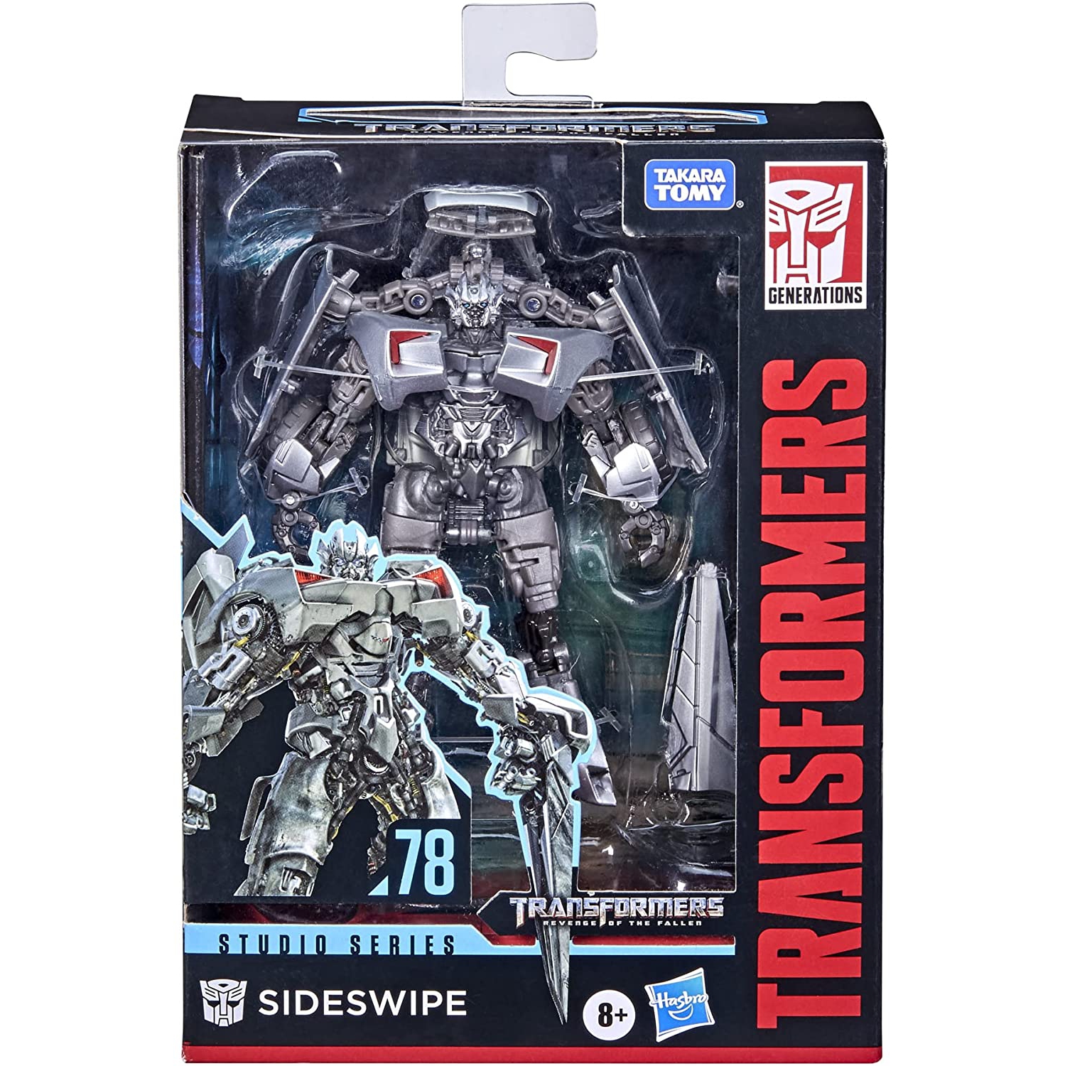 Transformers Studios Series 6 Inch Action Figure Deluxe Class Wave 4 - Sideswipe