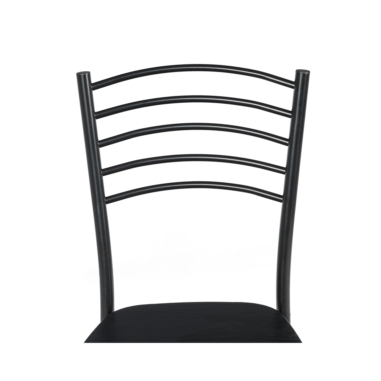 Topbuy 5 Pieces Dining Table and Chair Set Metal Frame Wooden Tabletop