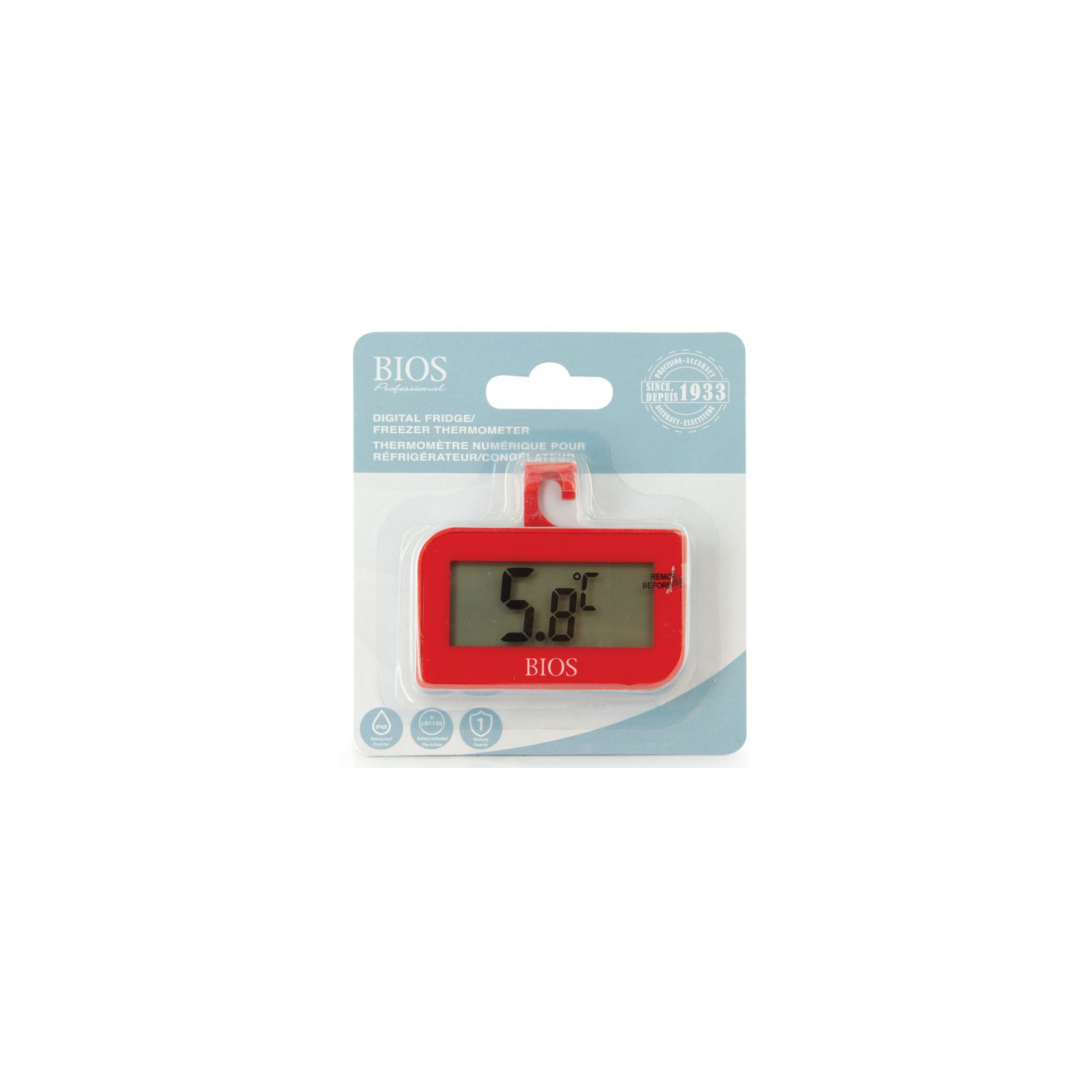 Bios DT133 Fridge/Freezer Thermometer Non-Contact Digital -4-122°F
