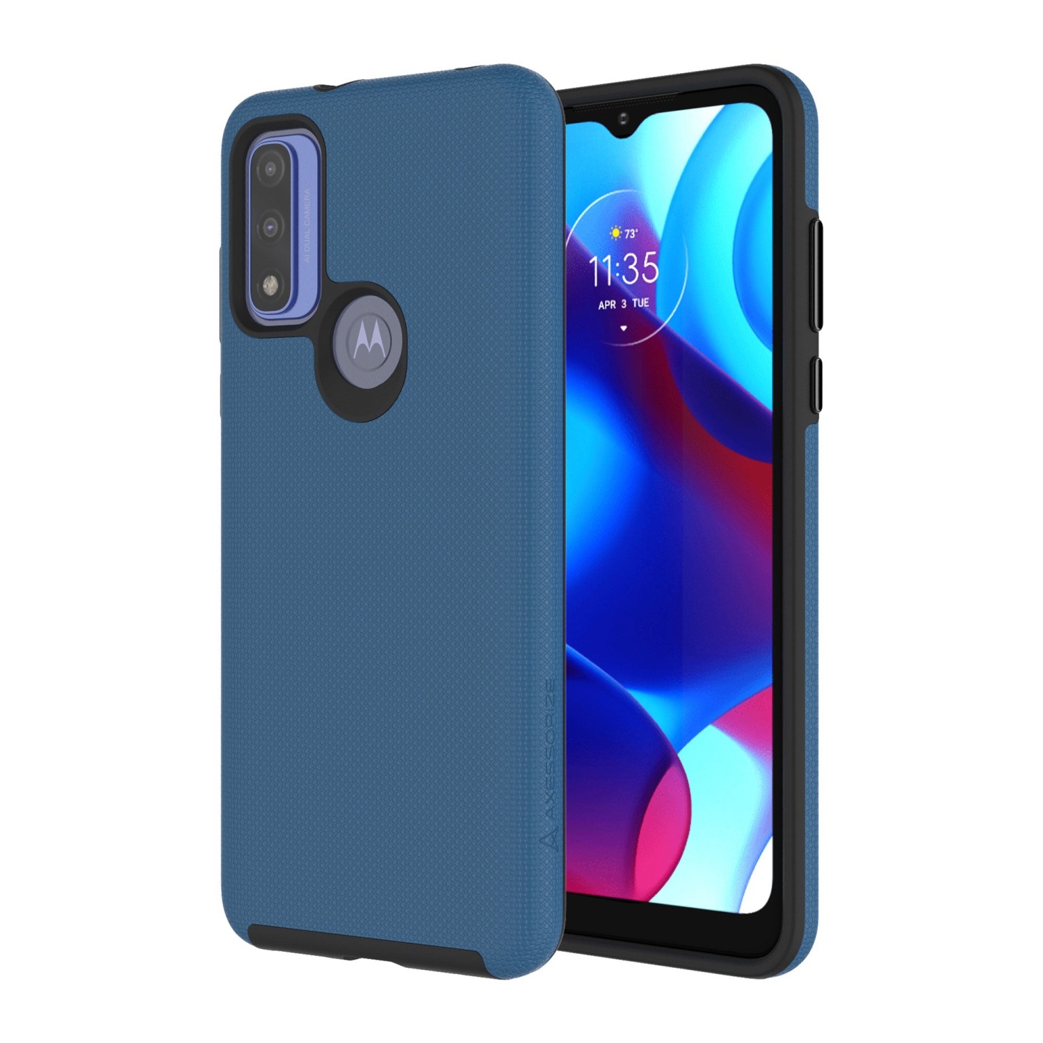 AXS PROTech Dual-Layered Anti-Shock Case with Military-Grade Durability for Motorola Moto G Pure
