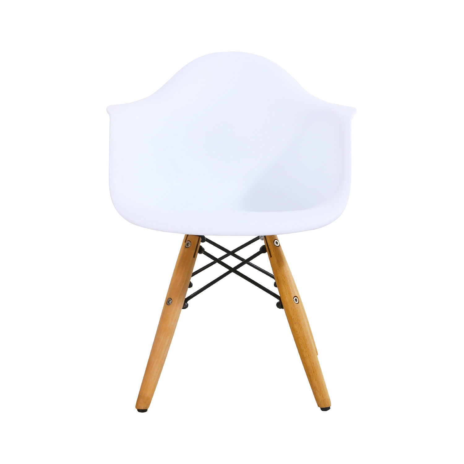 Topbuy Children Table & 2Chairs Set Solid Construction Mid-Century Dining Table Toddler