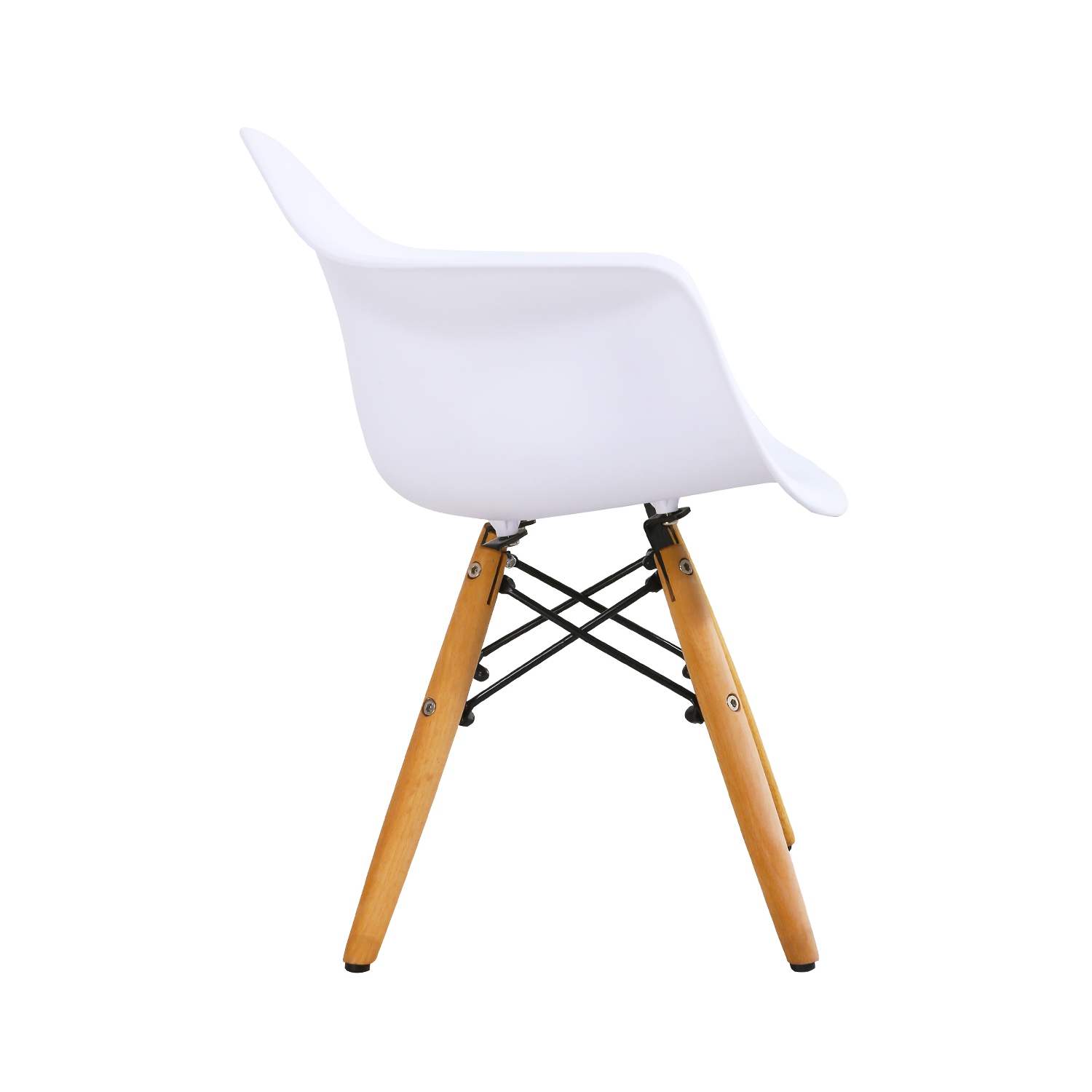 Topbuy Children Table & 2Chairs Set Solid Construction Mid-Century Dining Table Toddler