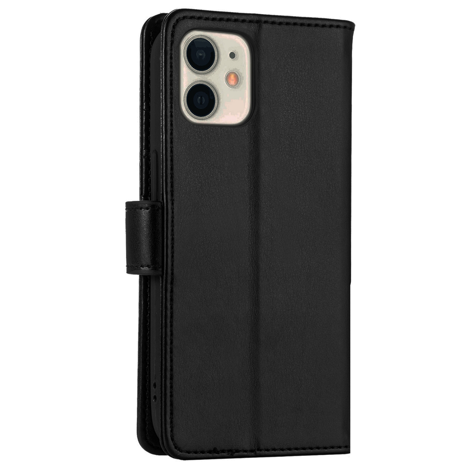 Juvenileway™ Folio Series Style Reassurance Flip Case for Apple iPhone 12 mini – Black