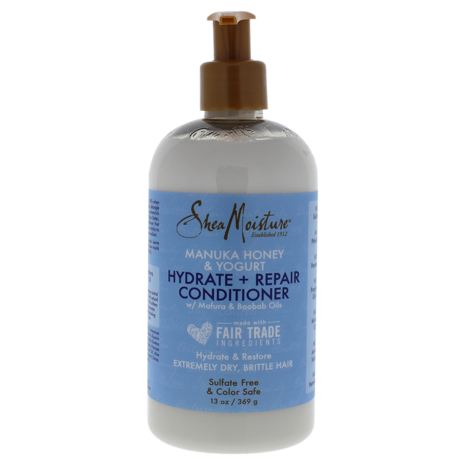 Manuka Honey and Yogurt Hydrate Plus Repair Conditioner by Shea Moisture for Unisex - 13 oz Conditioner