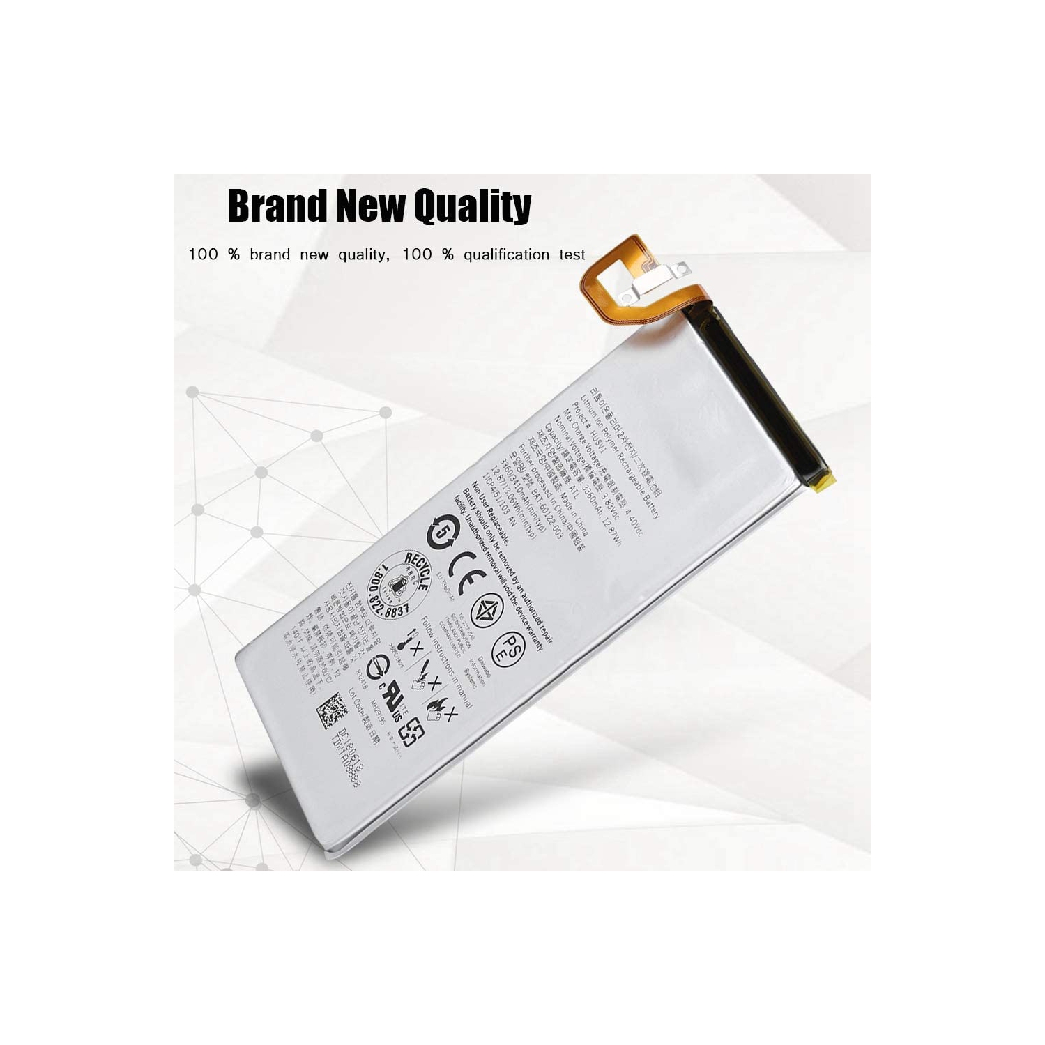 Replacement Battery BAT-60122-003 Compatible with BlackBerry Priv