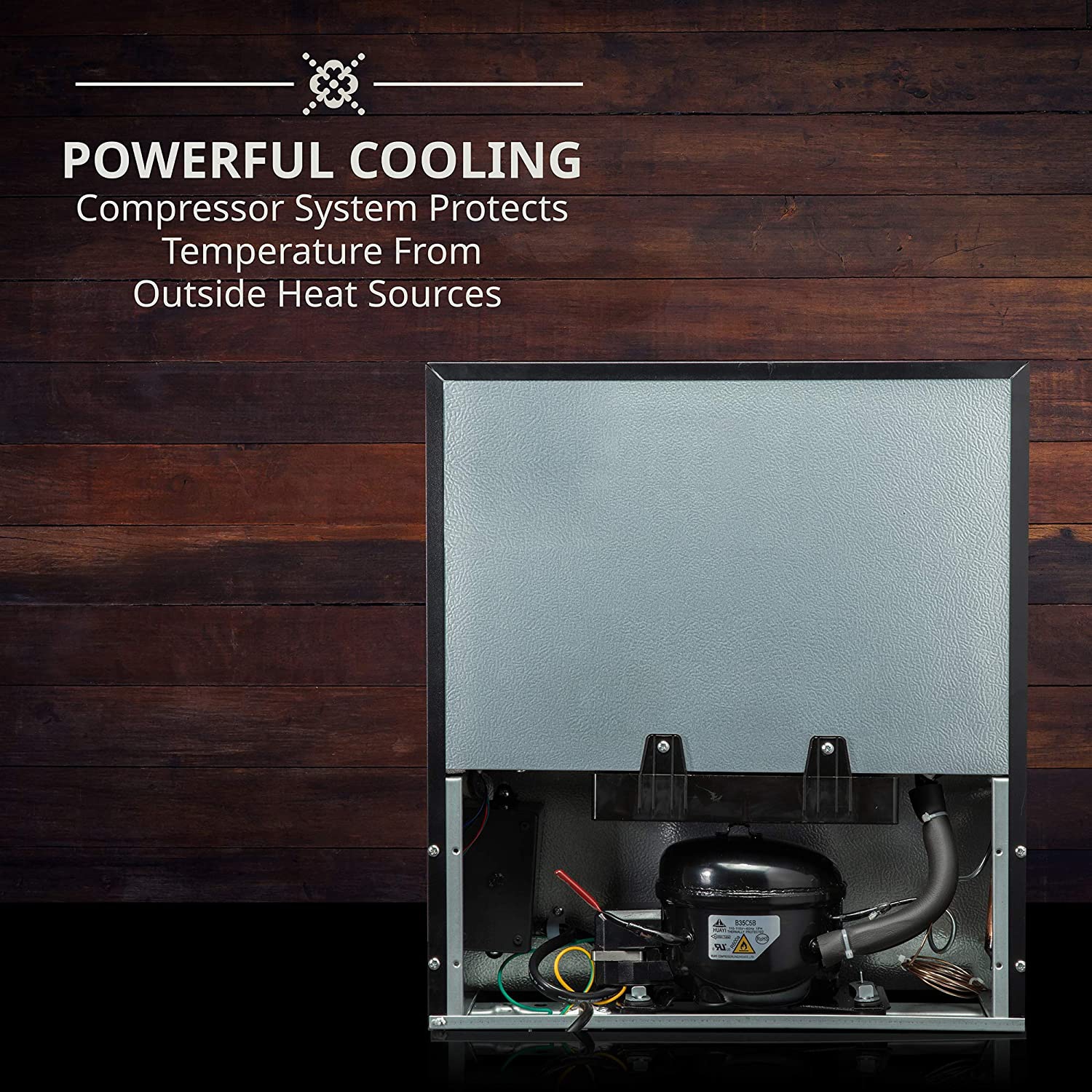 Ivation 12 Bottle Compressor Wine Cooler Refrigerator w/Lock | Large Freestanding Wine Cellar For Red, White, Champagne or Sparkling Wine | 41f-64f