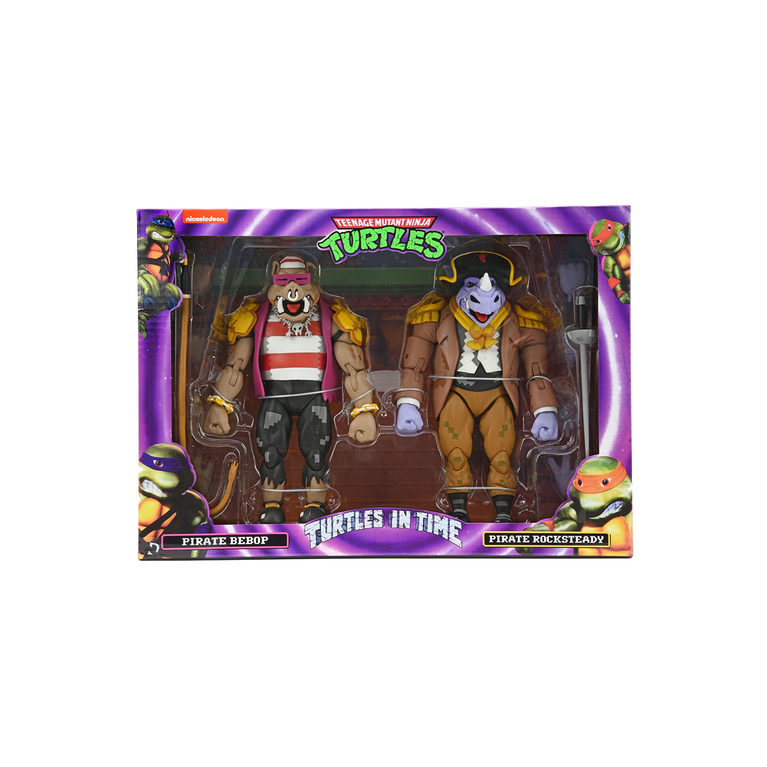 Teenage Mutant Ninja Turtles Turtles In Time 6 Inch Action Figure 2-Pack - Pirate Bebop & Rocksteady