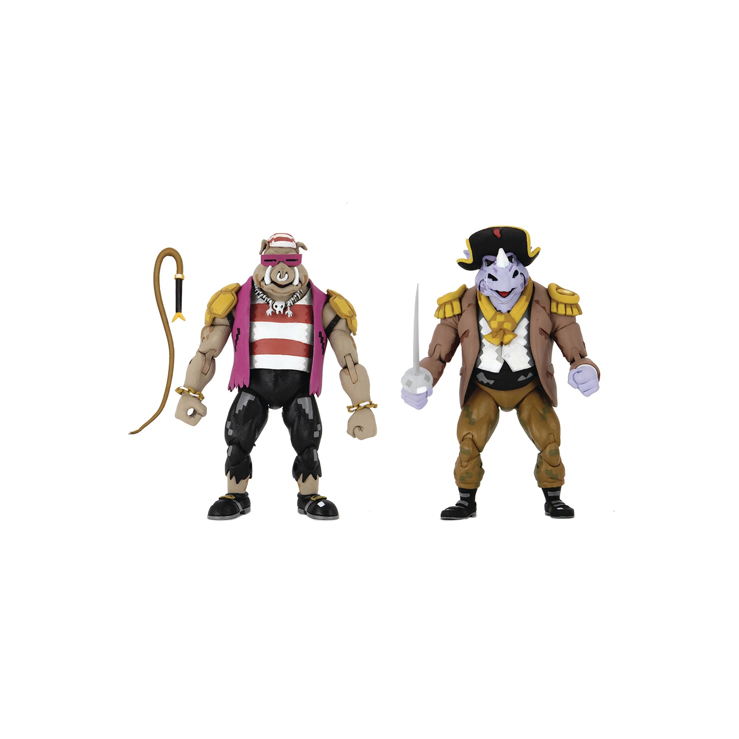 Teenage Mutant Ninja Turtles Turtles In Time 6 Inch Action Figure 2-Pack - Pirate Bebop & Rocksteady