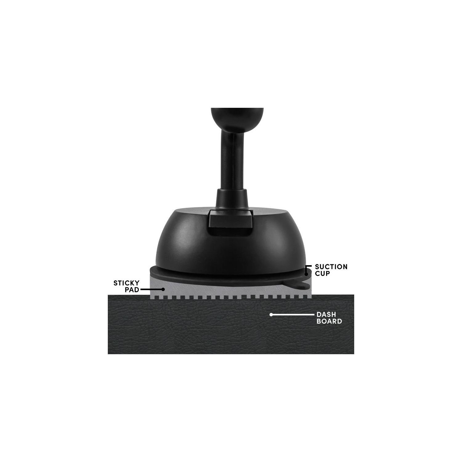 Mighty Mount Simpl Cradle 2.0 - 360° Dash & Windshield Mount