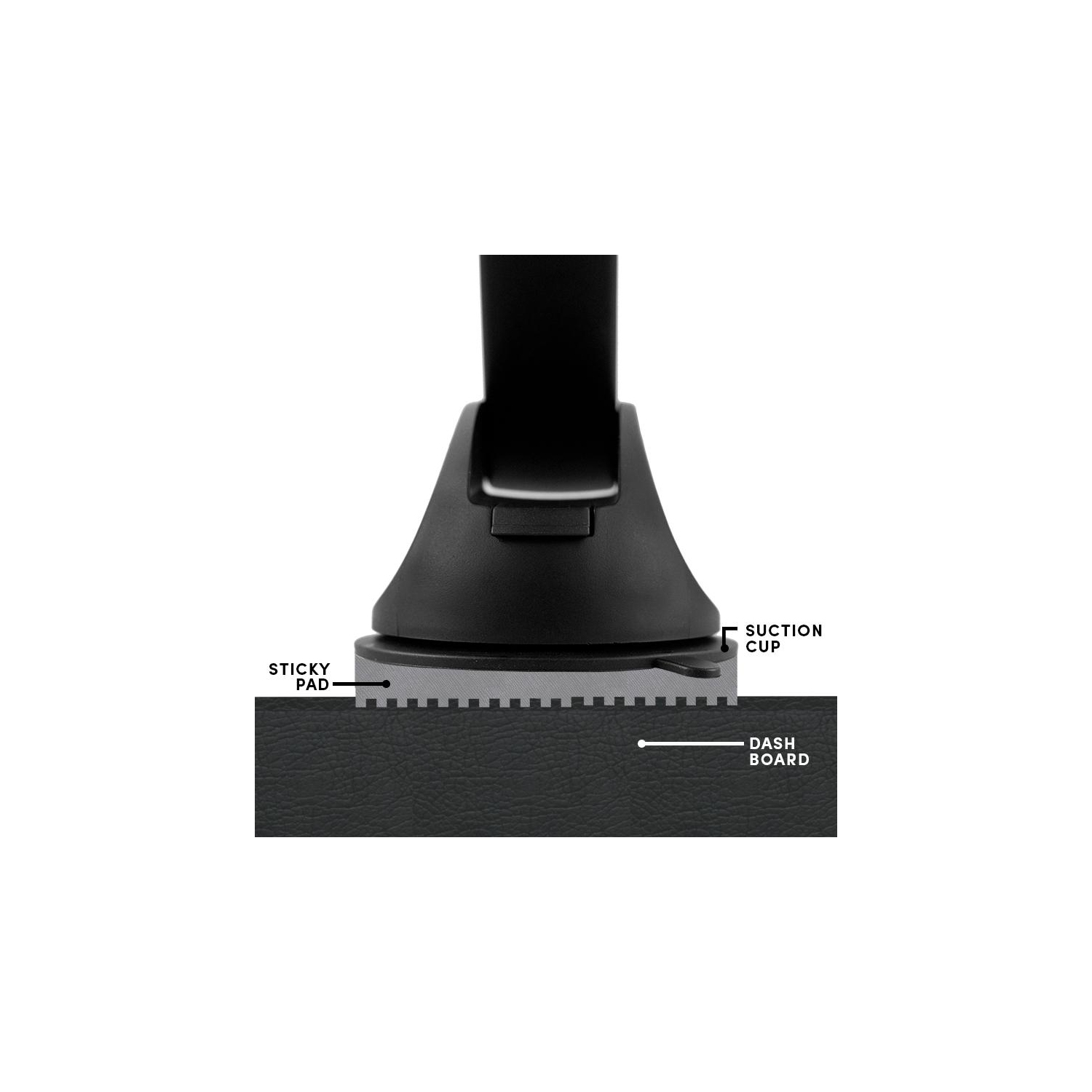 Mighty Mount Simpl Grip 2.0 - Dash & Windshield 360° Mount