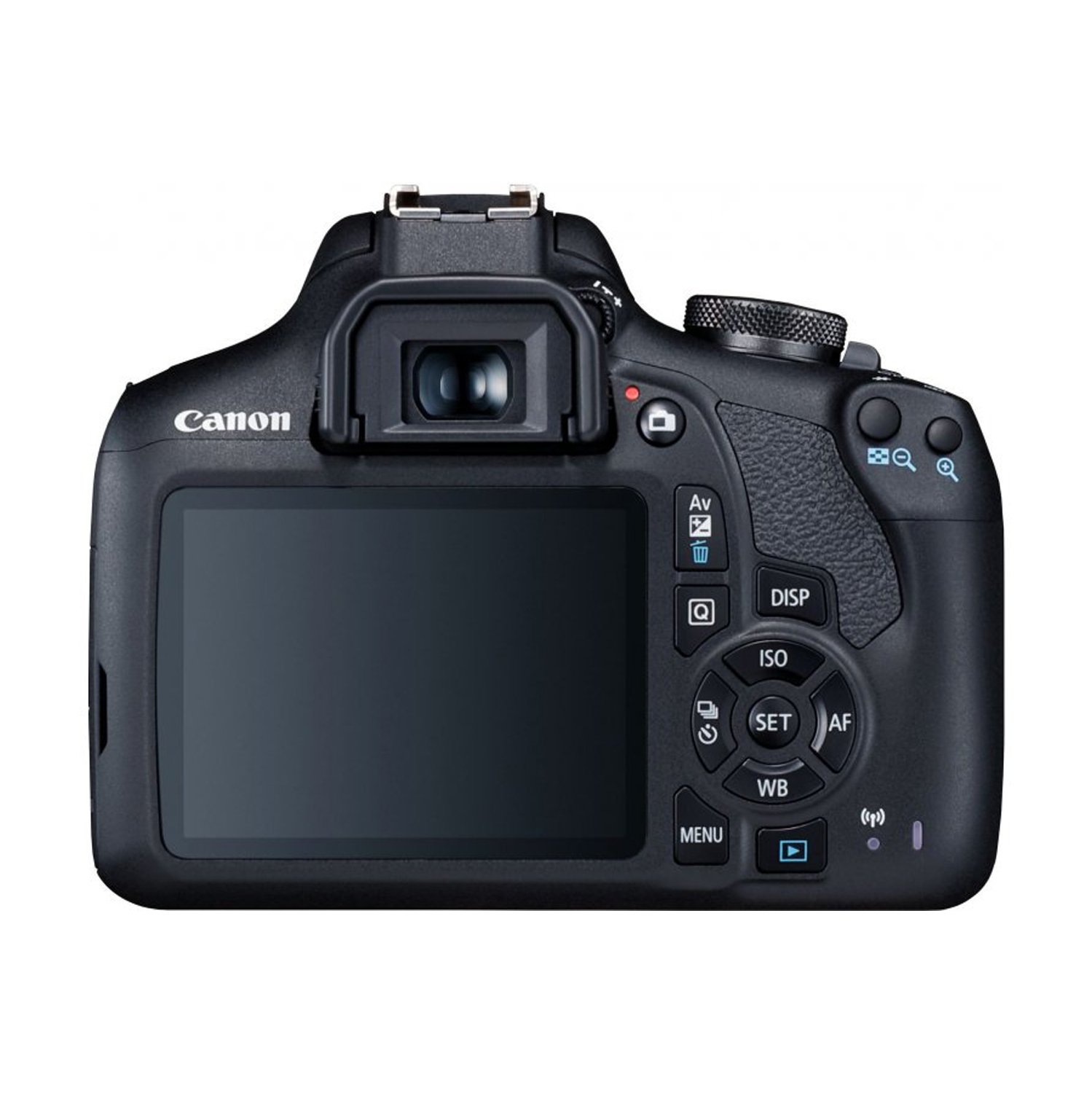 Canon EOS 2000D DSLR Camera with EF-S 18-55mm DC III Lens - Deluxe Bundle Includes: Dual Ultra 32GB (64GB) SD, Extra Battery and Charger, LED Light
