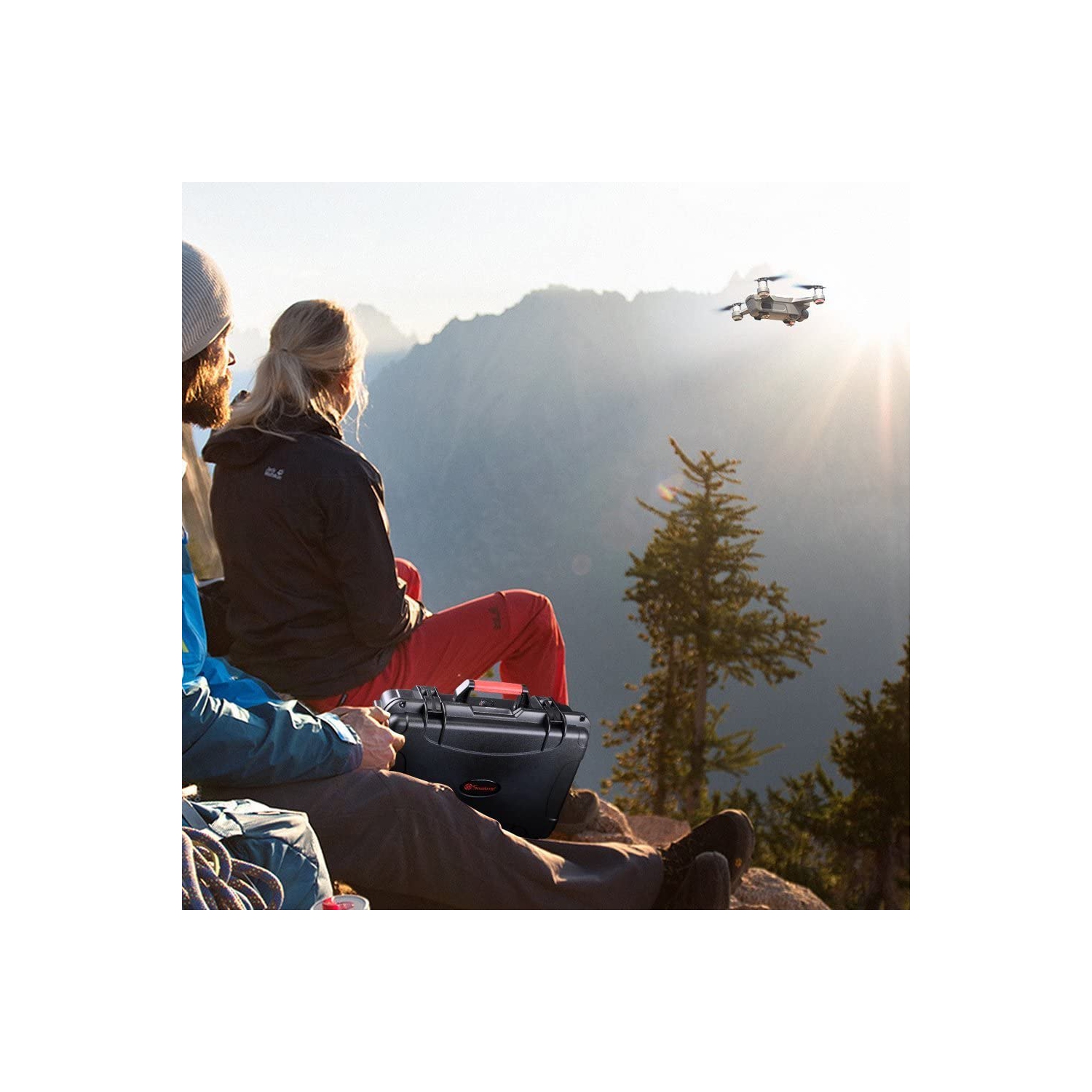 Waterproof Hard Portable Case for DJI Spark - Fly More Combo