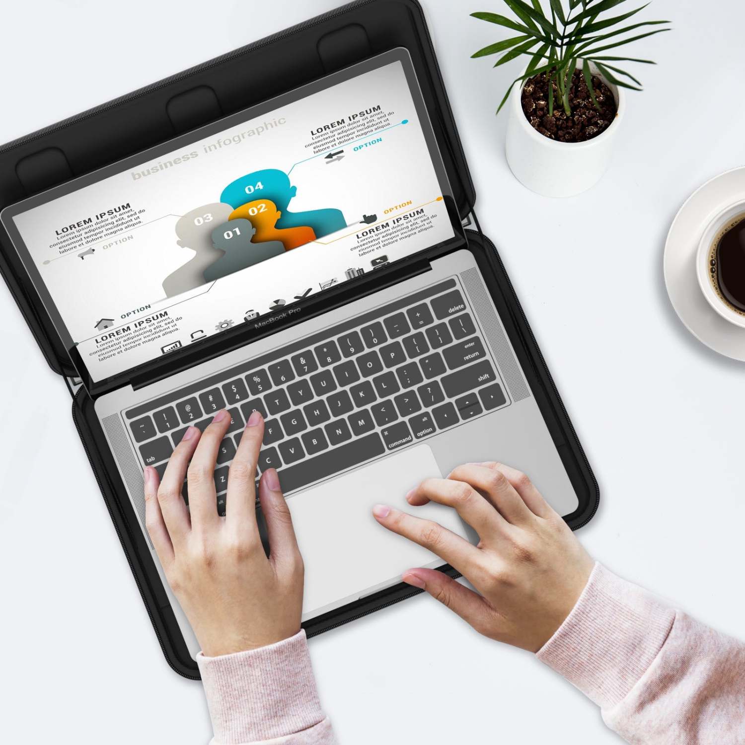 Smatree Durable Hard Sleeve for 13" MacBook - Air & Pro Compatible