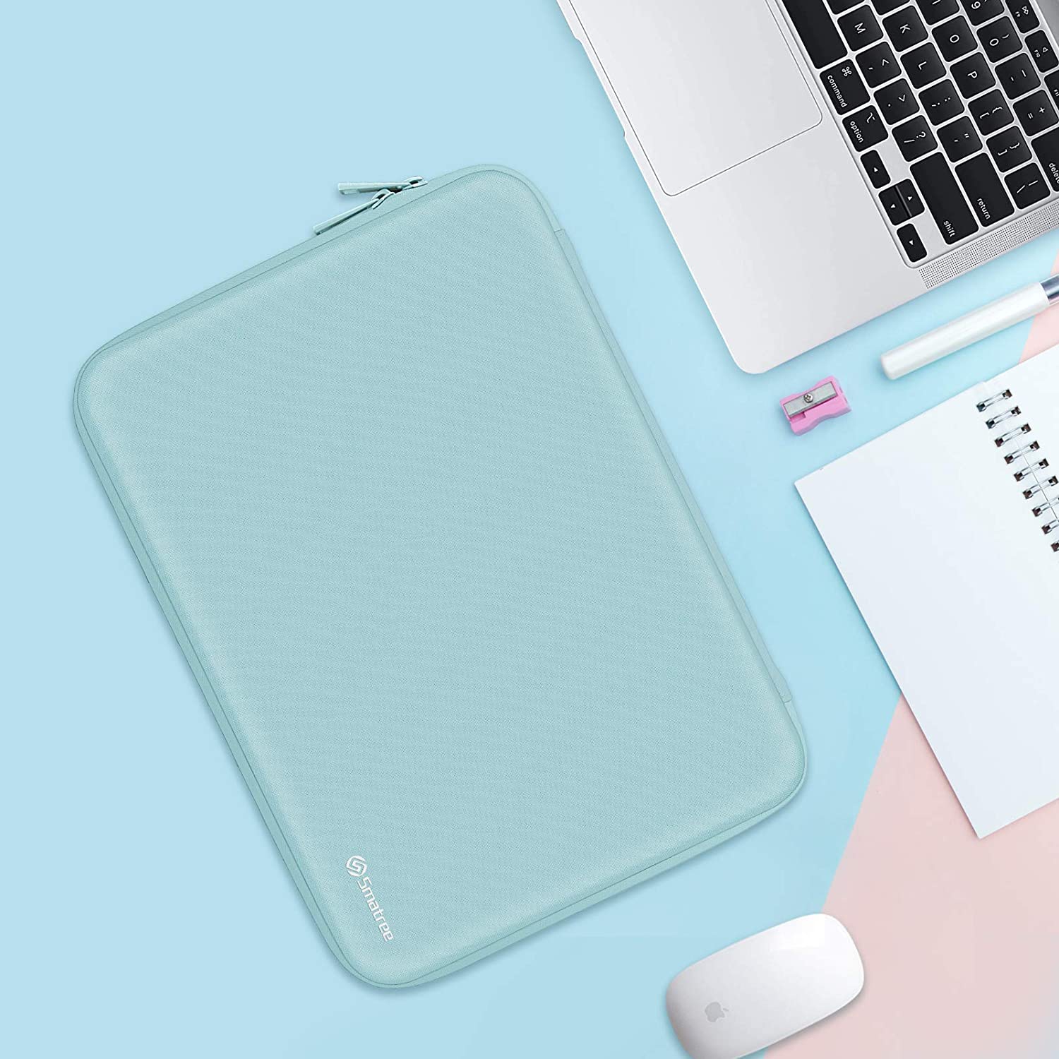 Smatree – Étui rigide amélioré pour MacBook de 13 po, compatible avec Air et Pro, A2338 M1, bleu