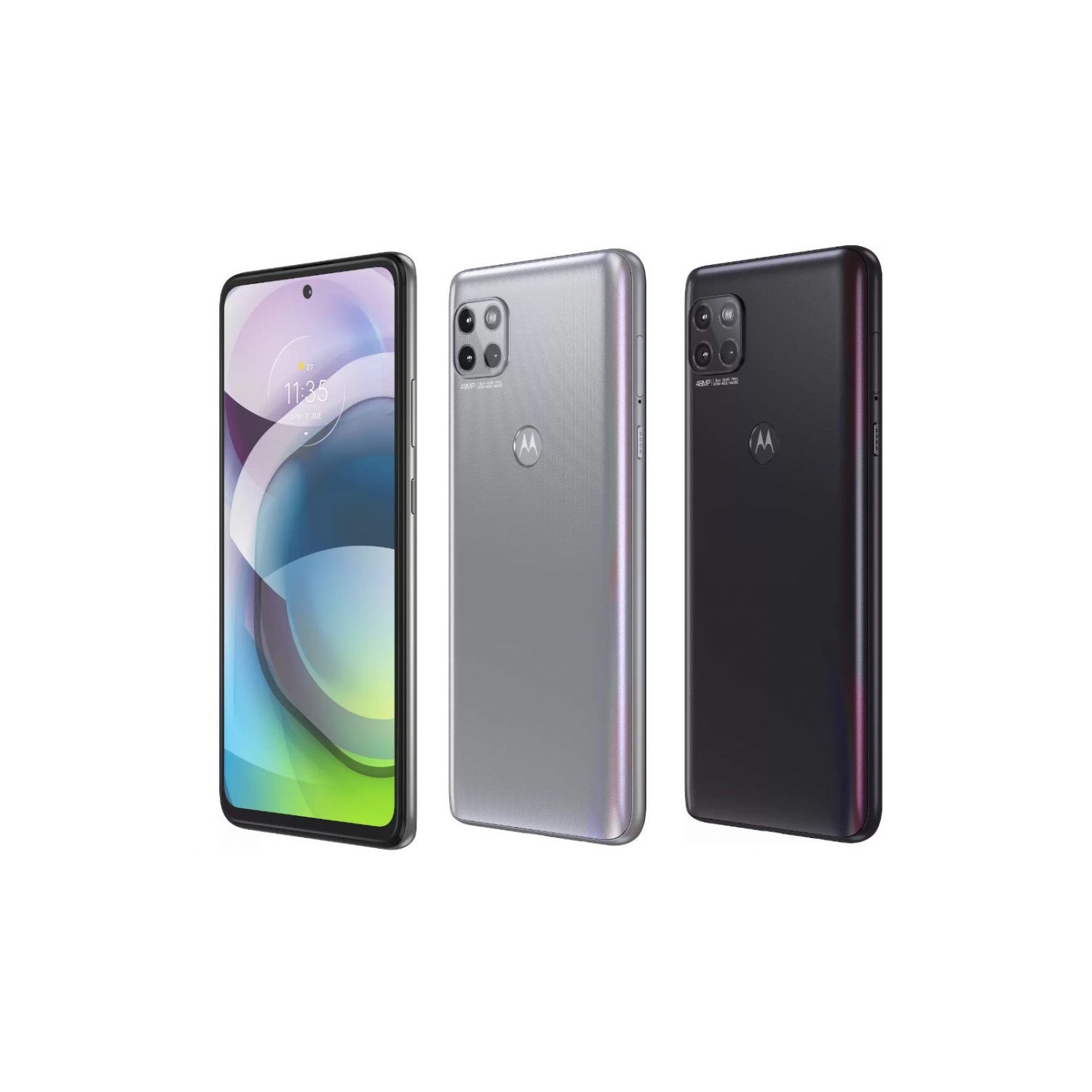 Refurbished - Motorola One 5GB Ace 128GB Smartphone - Volcanic Gray - Unlocked