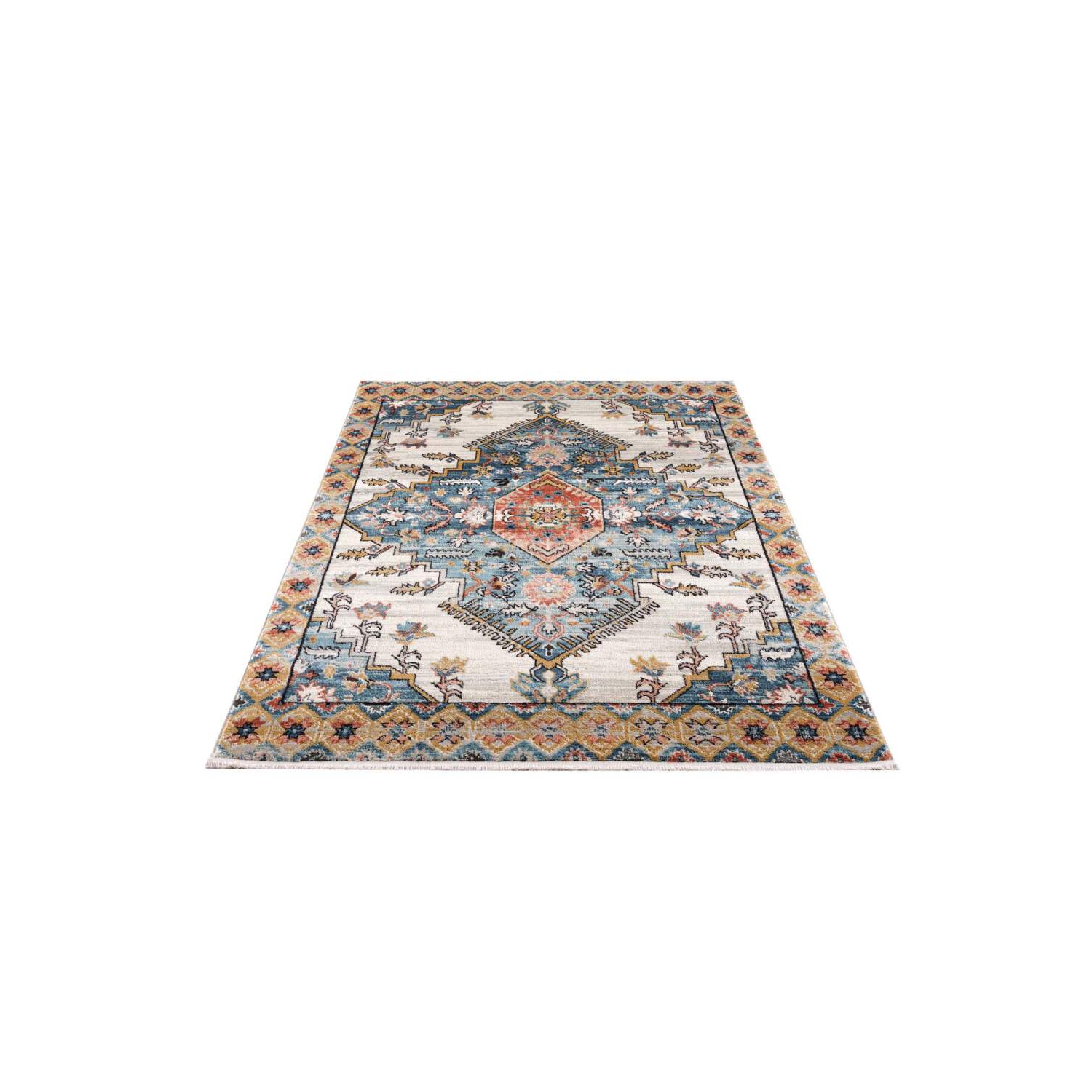 La Dole Rugs Or Gris Ivoire Abstrait Marbre Bordé Moderne Rustique Motif Tapis Pour Salon Chambre Couloir Tapis 5'3" X 7'3"
