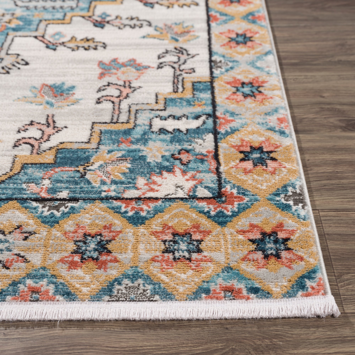 La Dole Rugs Or Gris Ivoire Abstrait Marbre Bordé Moderne Rustique Motif Tapis Pour Salon Chambre Couloir Tapis 5'3" X 7'3"